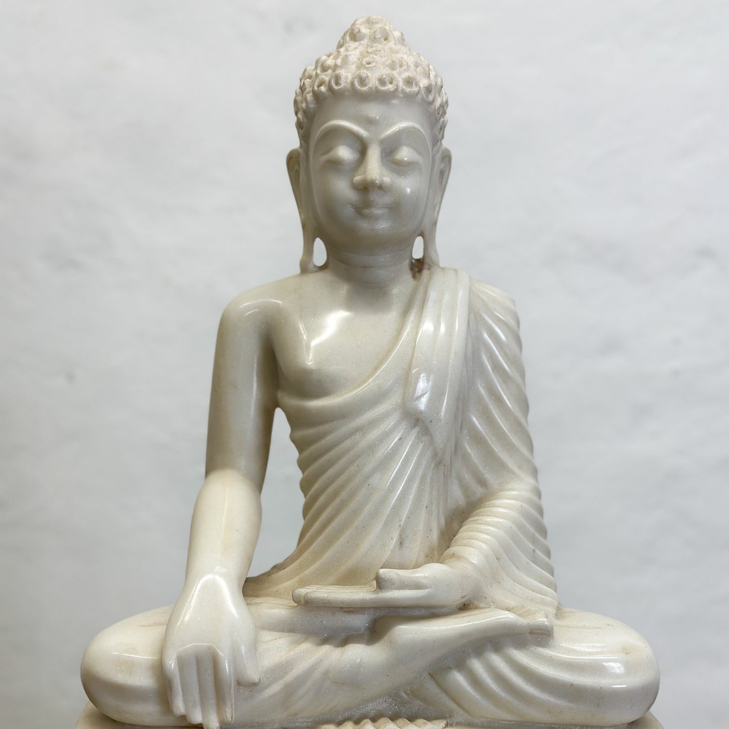 Meditating Marble Buddha