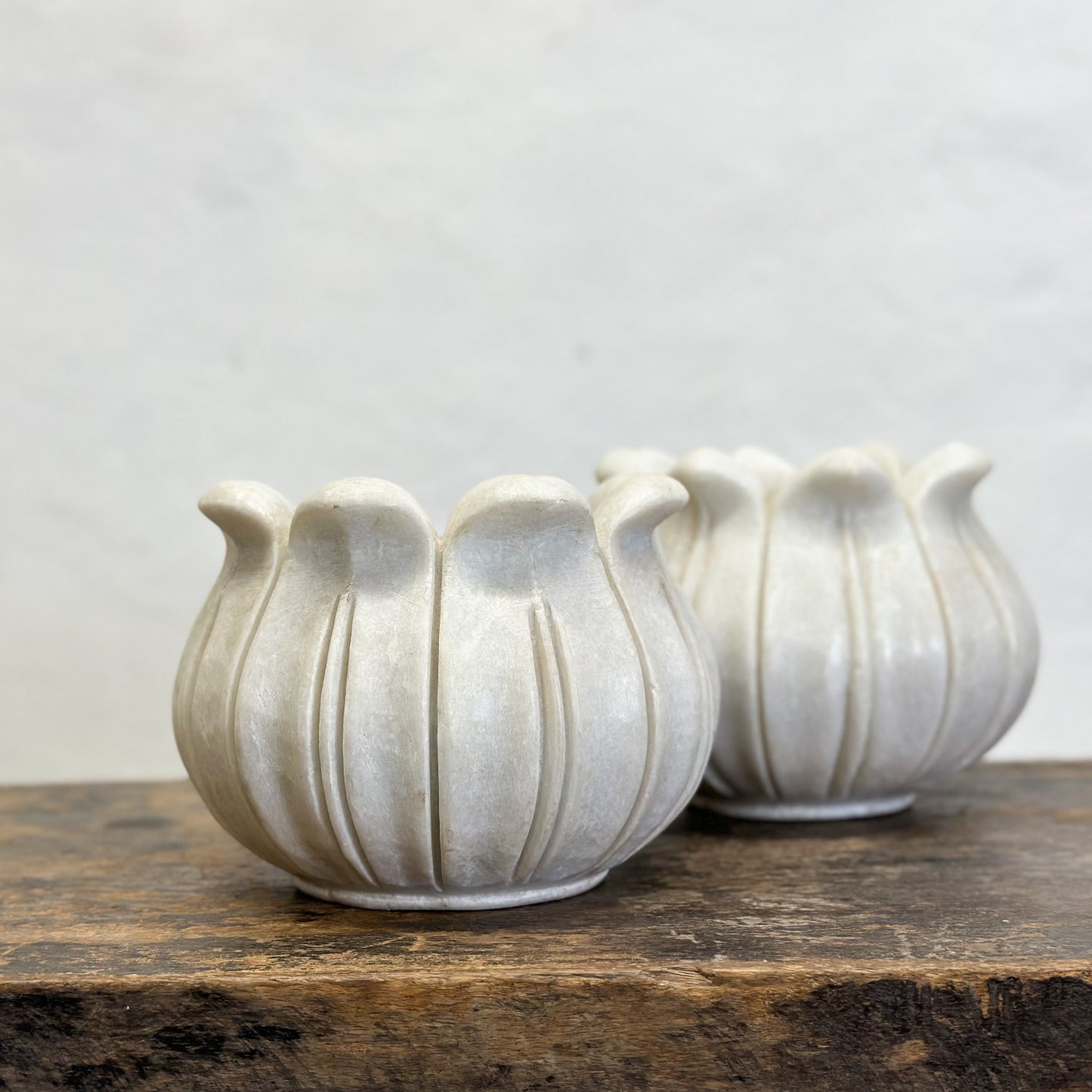 Marble Tulip Pot