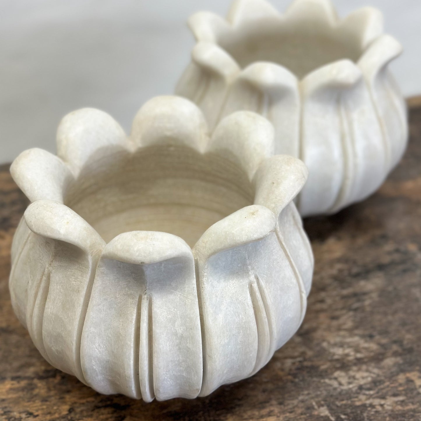 Marble Tulip Pot
