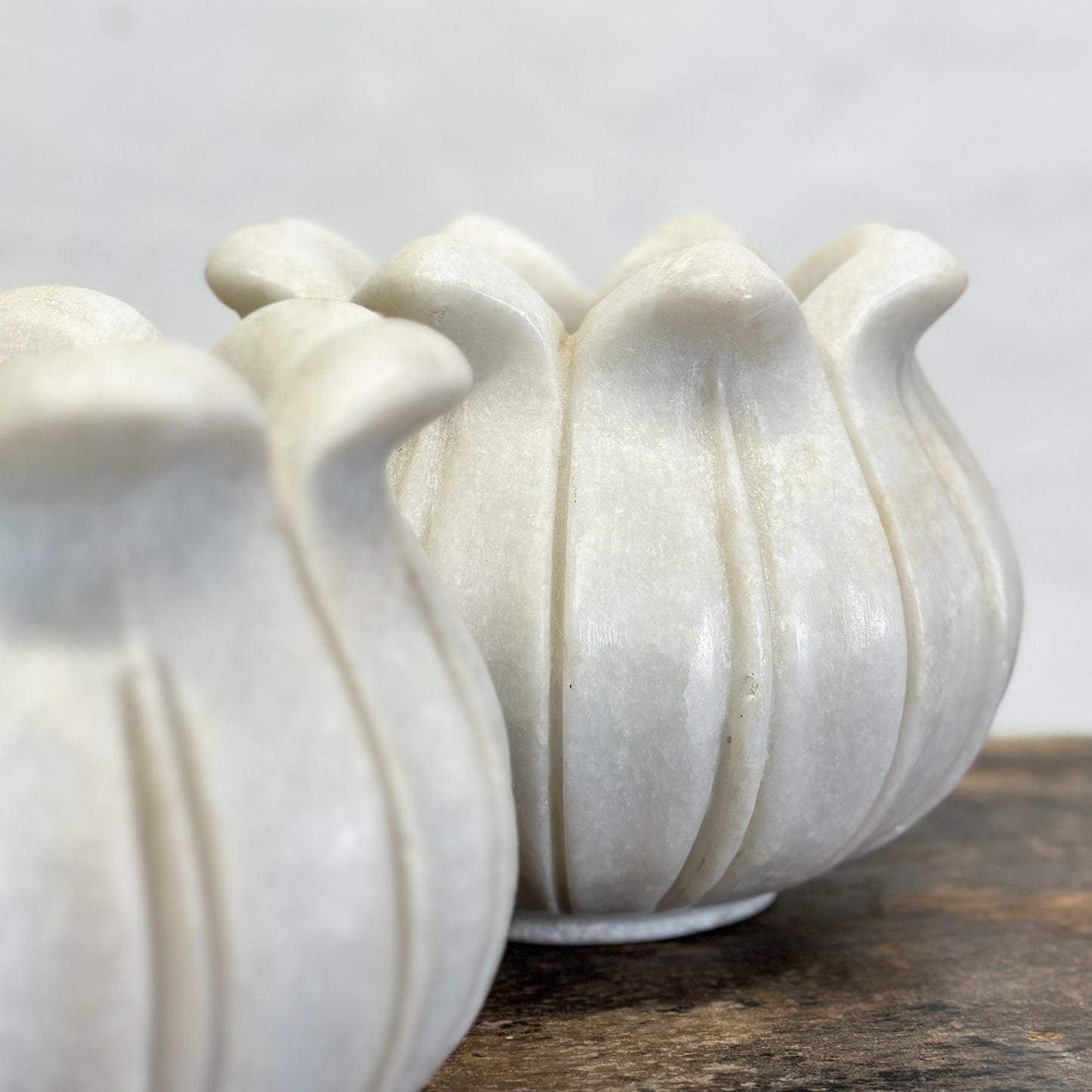 Marble Tulip Pot