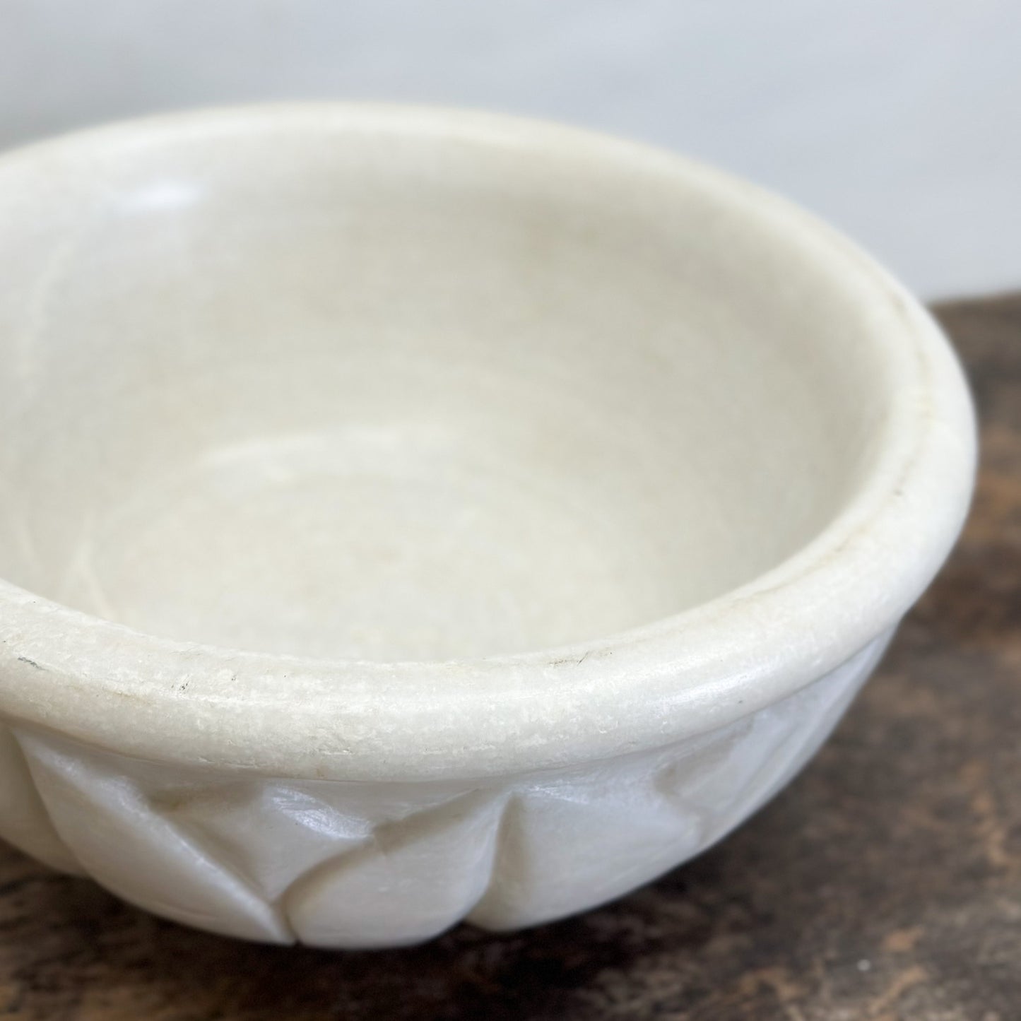 Marble Bowl with Petals