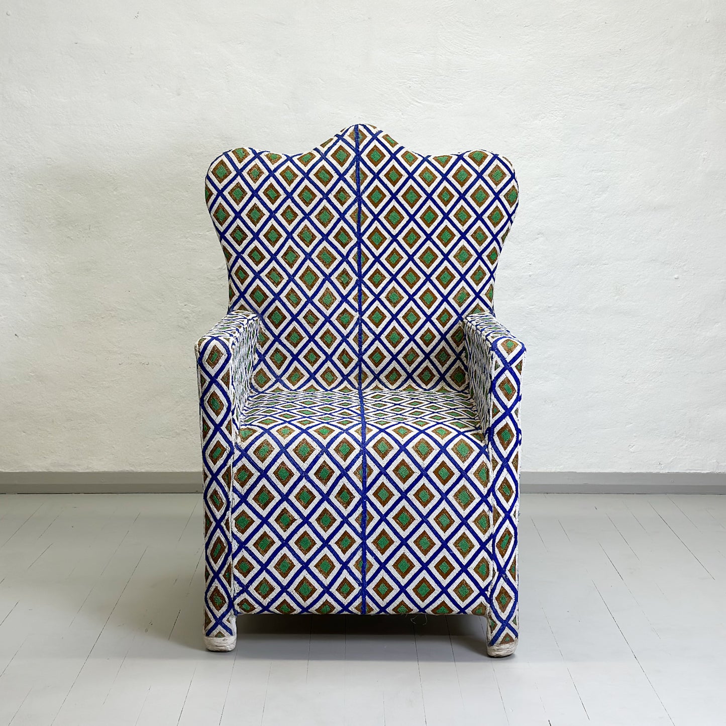 Yoruba Beaded Arm Chair - Nigeria