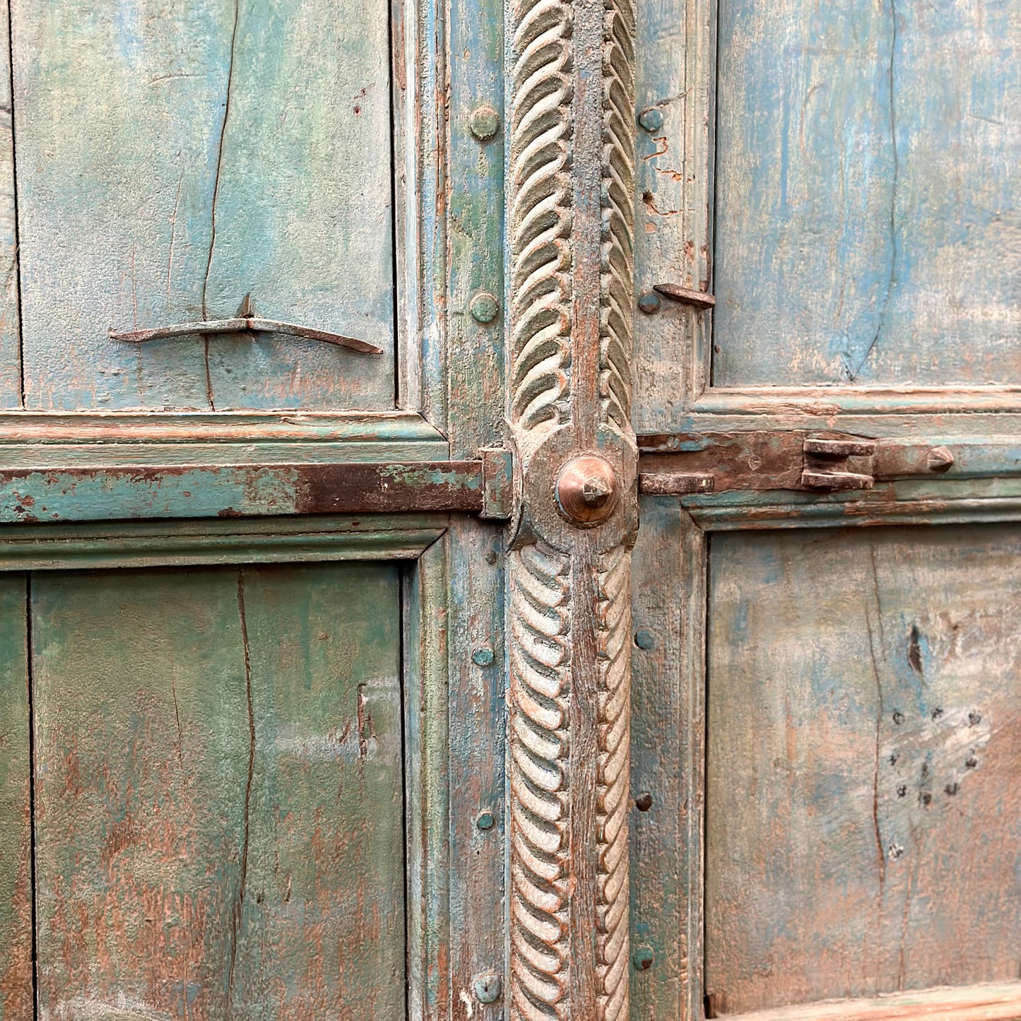 Vintage Rajasthan Carved Grand Door