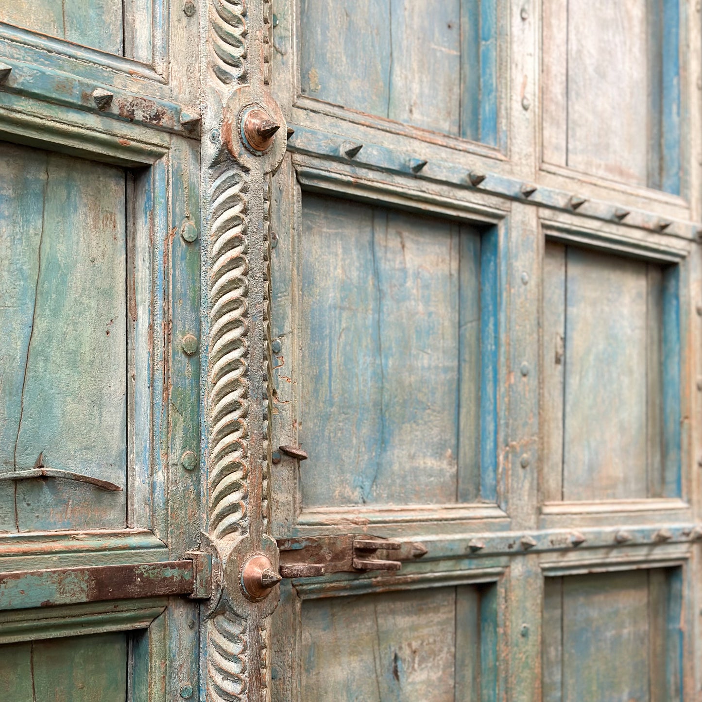 Vintage Rajasthan Carved Grand Door