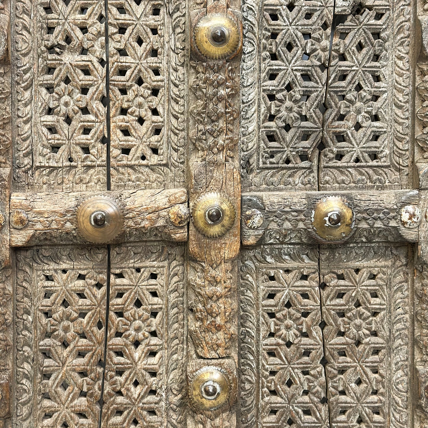 Vintage Carved Jali Door