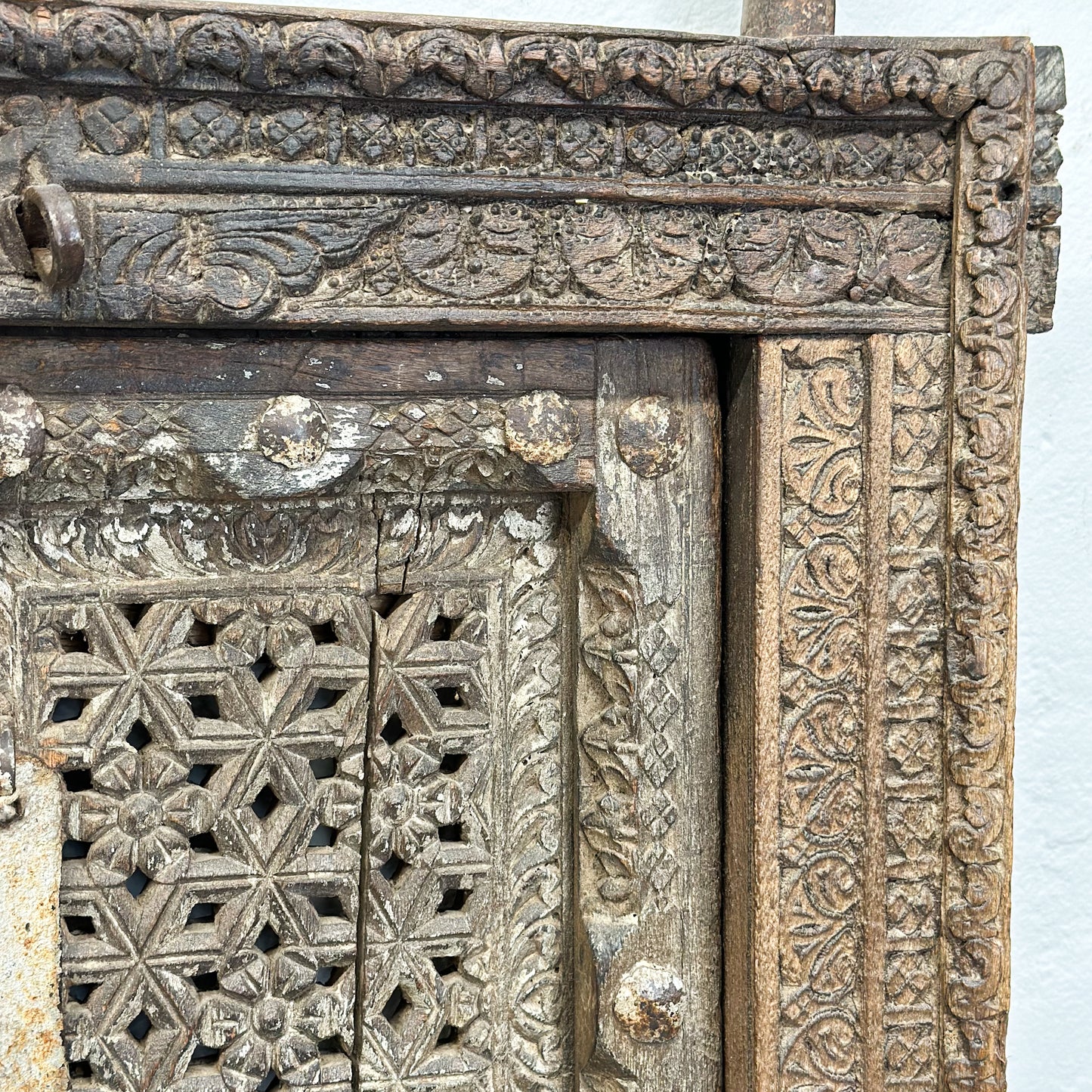 Vintage Carved Jali Door