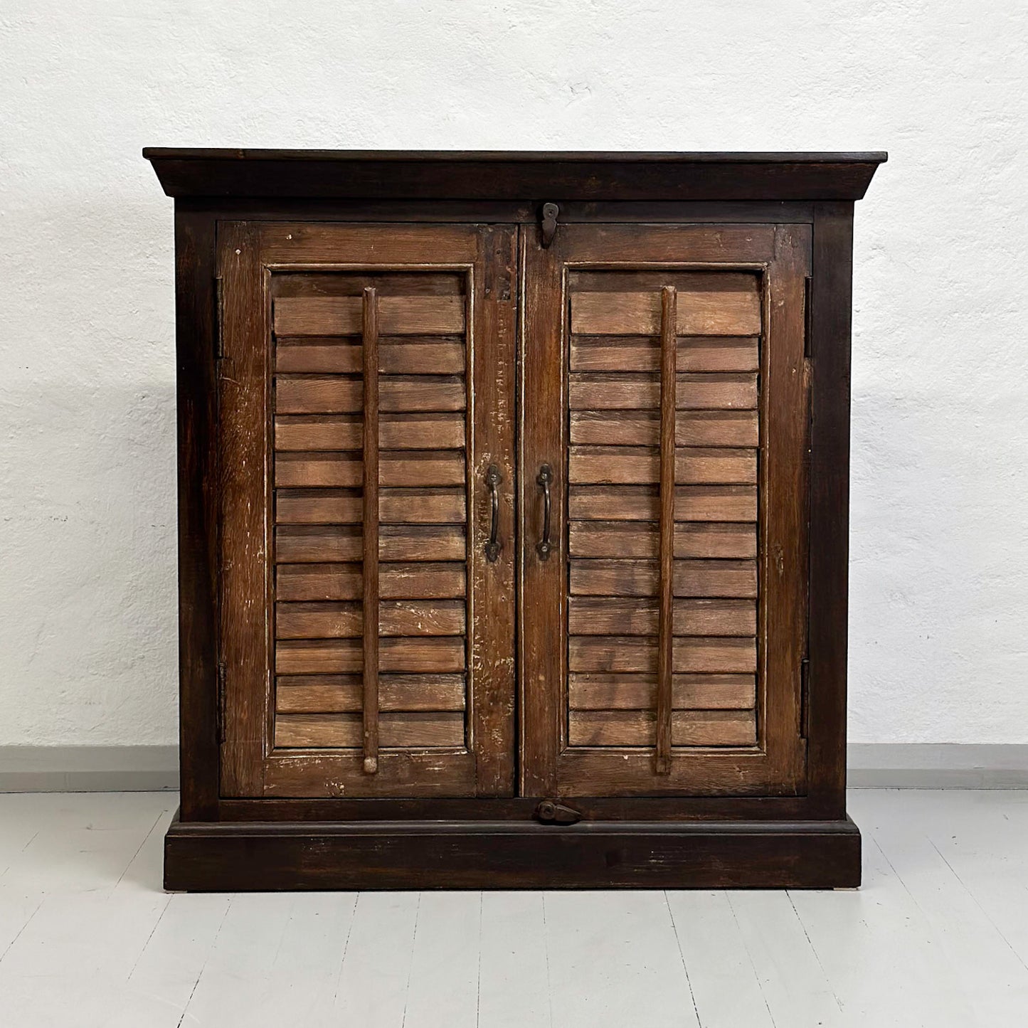 Vintage Shuttered Almirah Cabinet