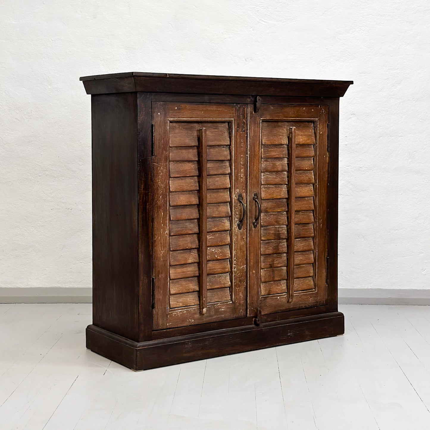 Vintage Shuttered Almirah Cabinet