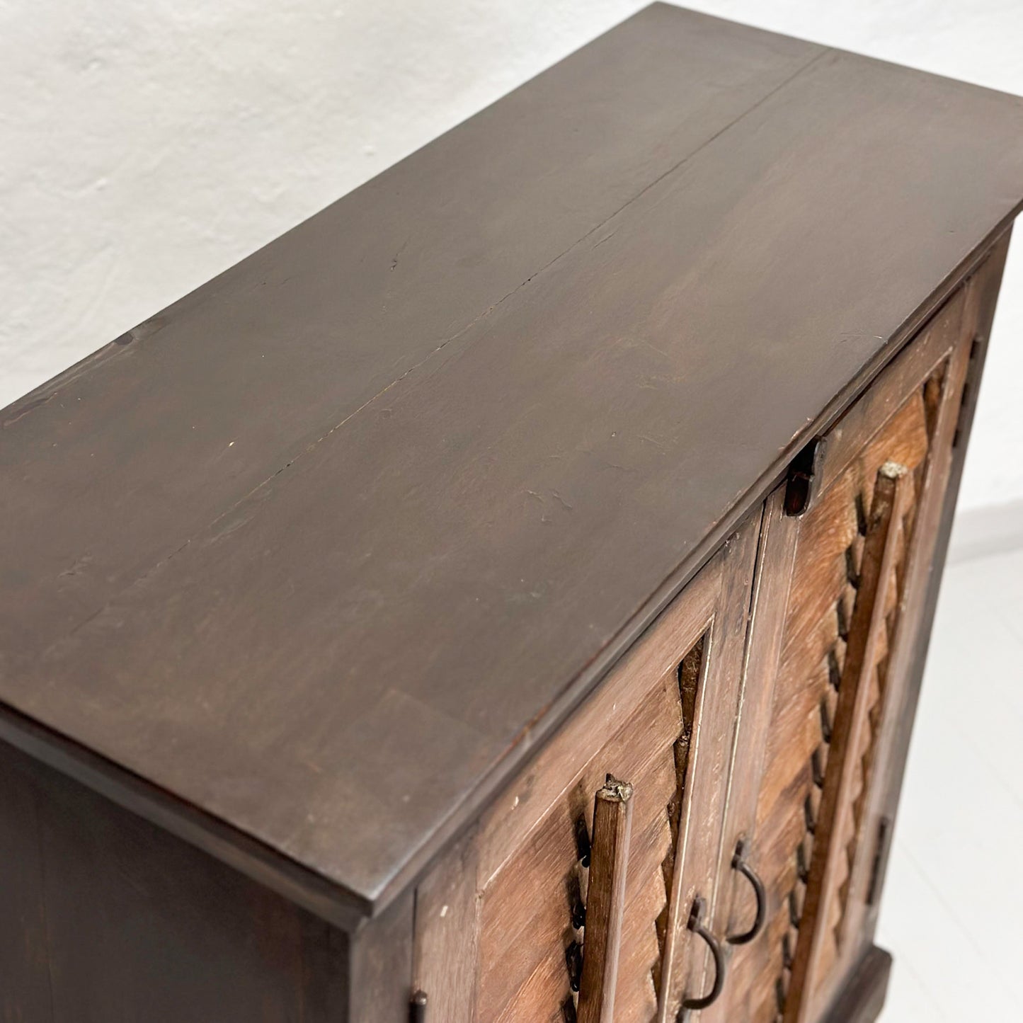Vintage Shuttered Almirah Cabinet