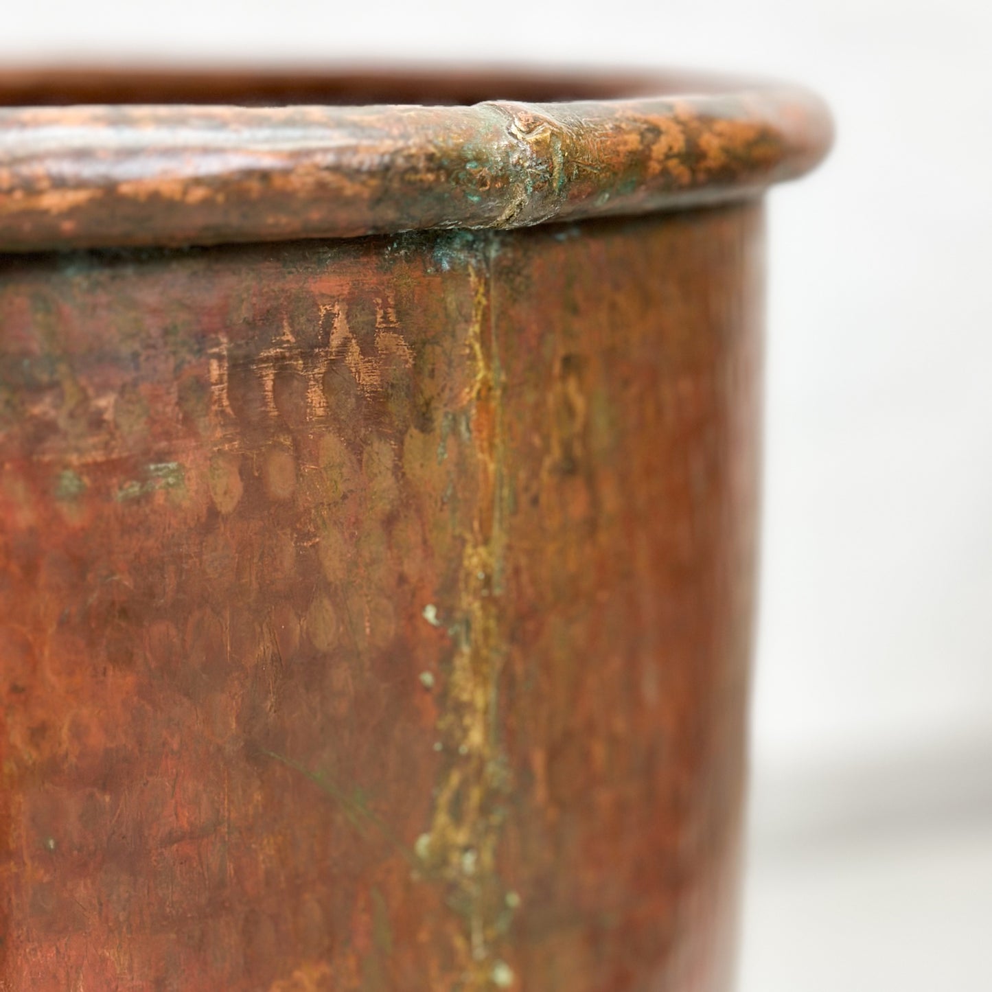 Vintage Copper Planter Pot