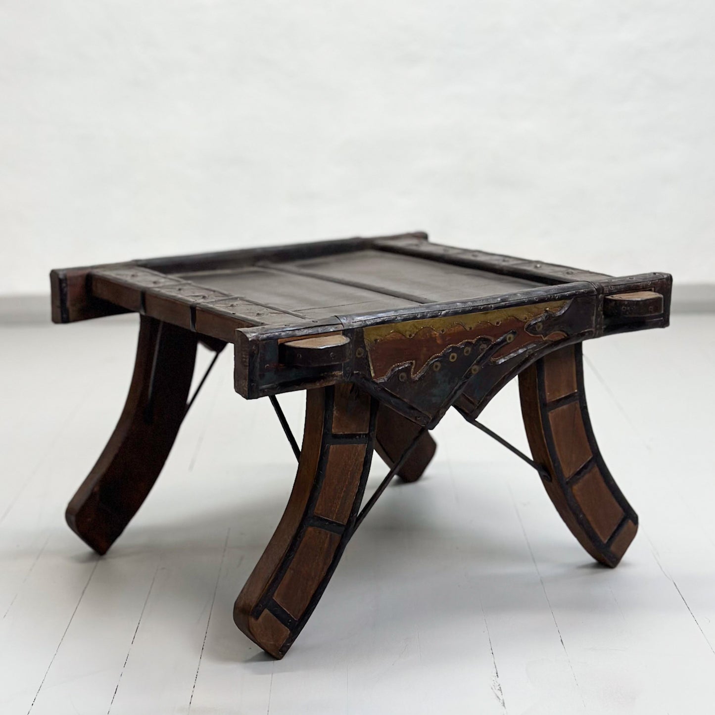 Old Cart Side Table