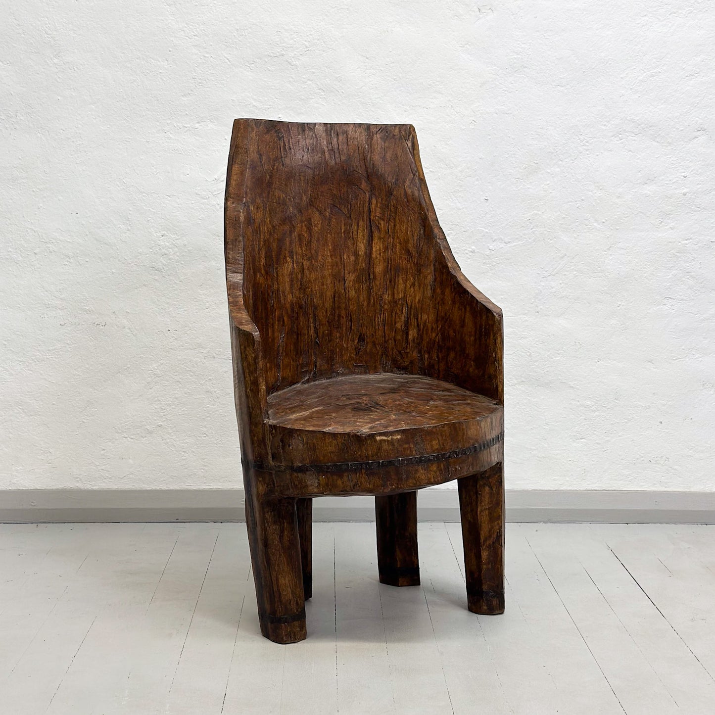 Vintage Carved Naga Chair