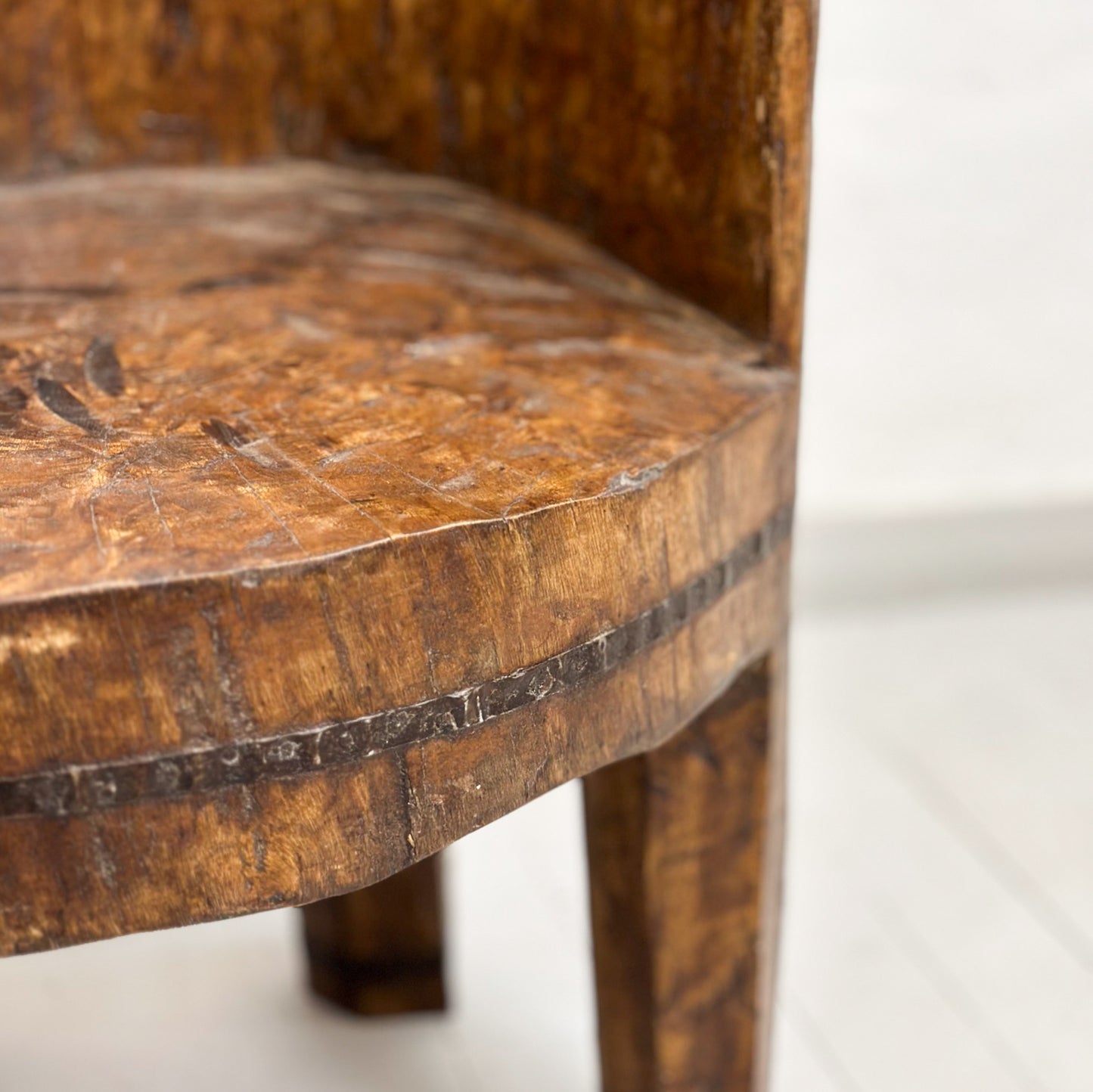 Vintage Carved Naga Chair