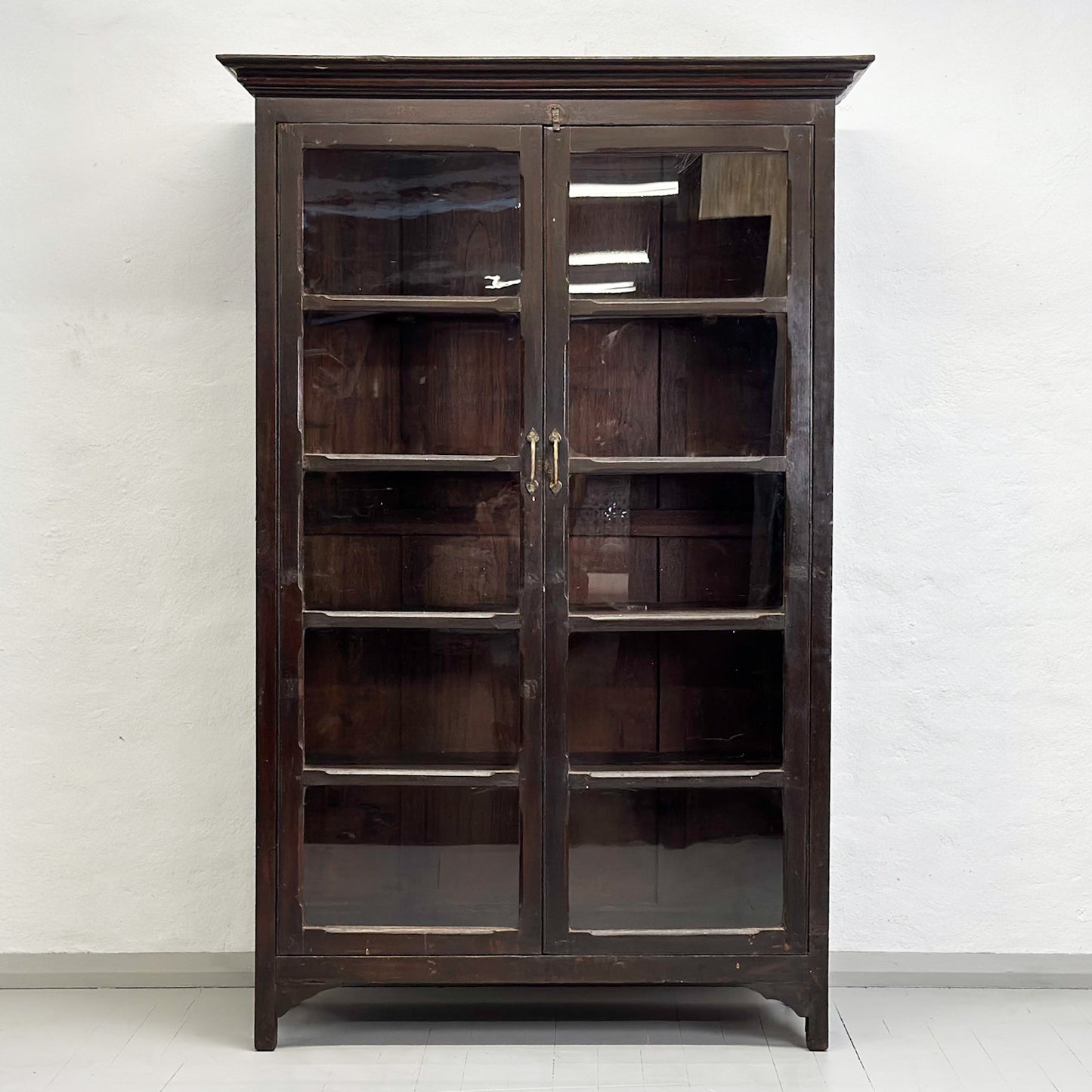 Vintage Almirah Glass Display Cabinet