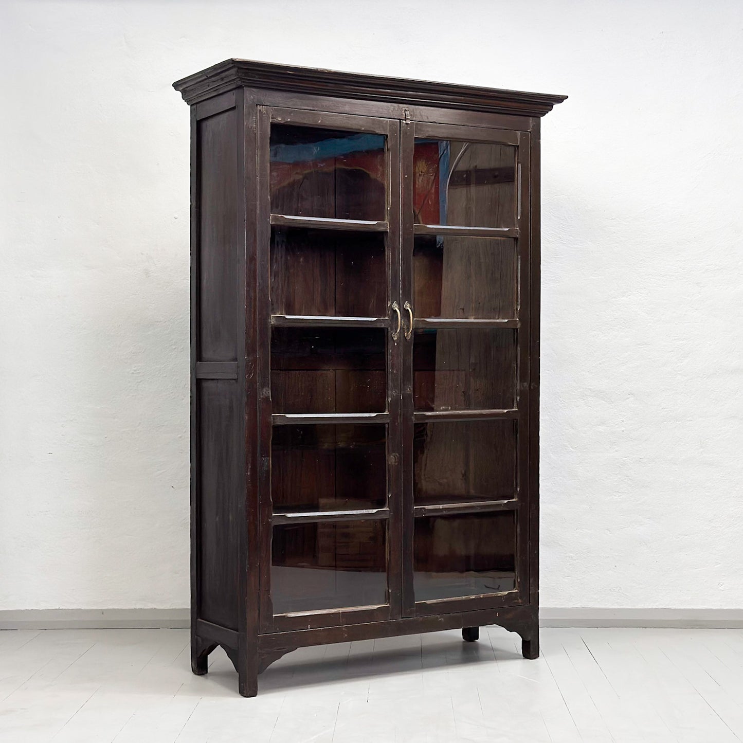 Vintage Almirah Glass Display Cabinet