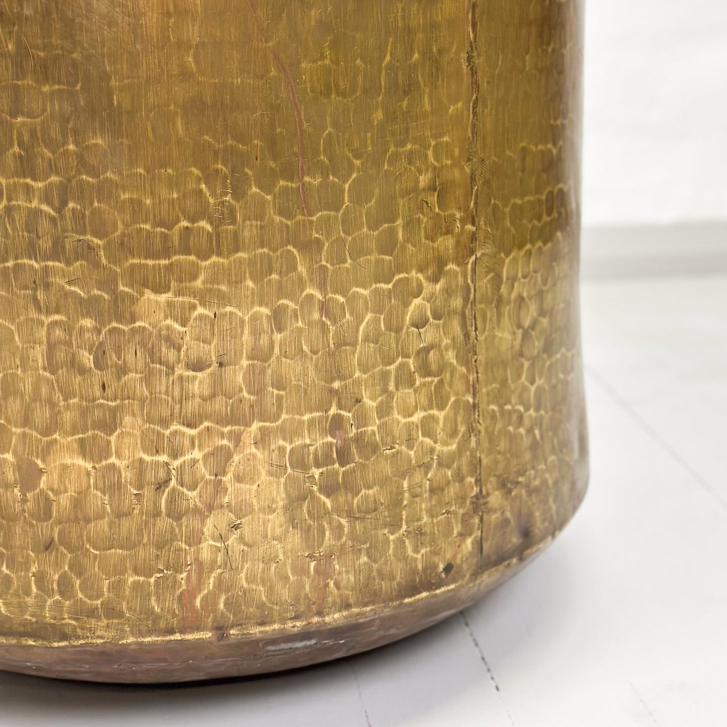 Vintage Brass Planter Pot with Handles