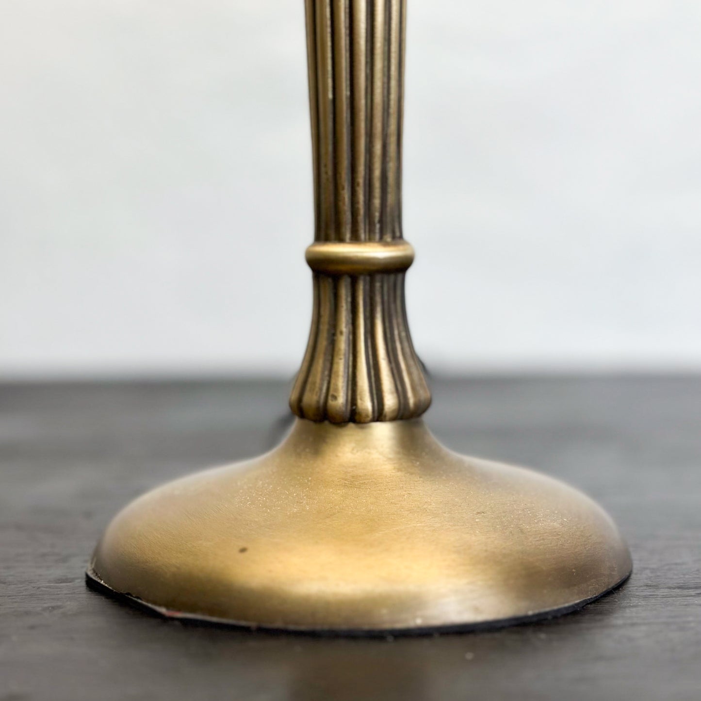 Fluted Brass Lamp Base