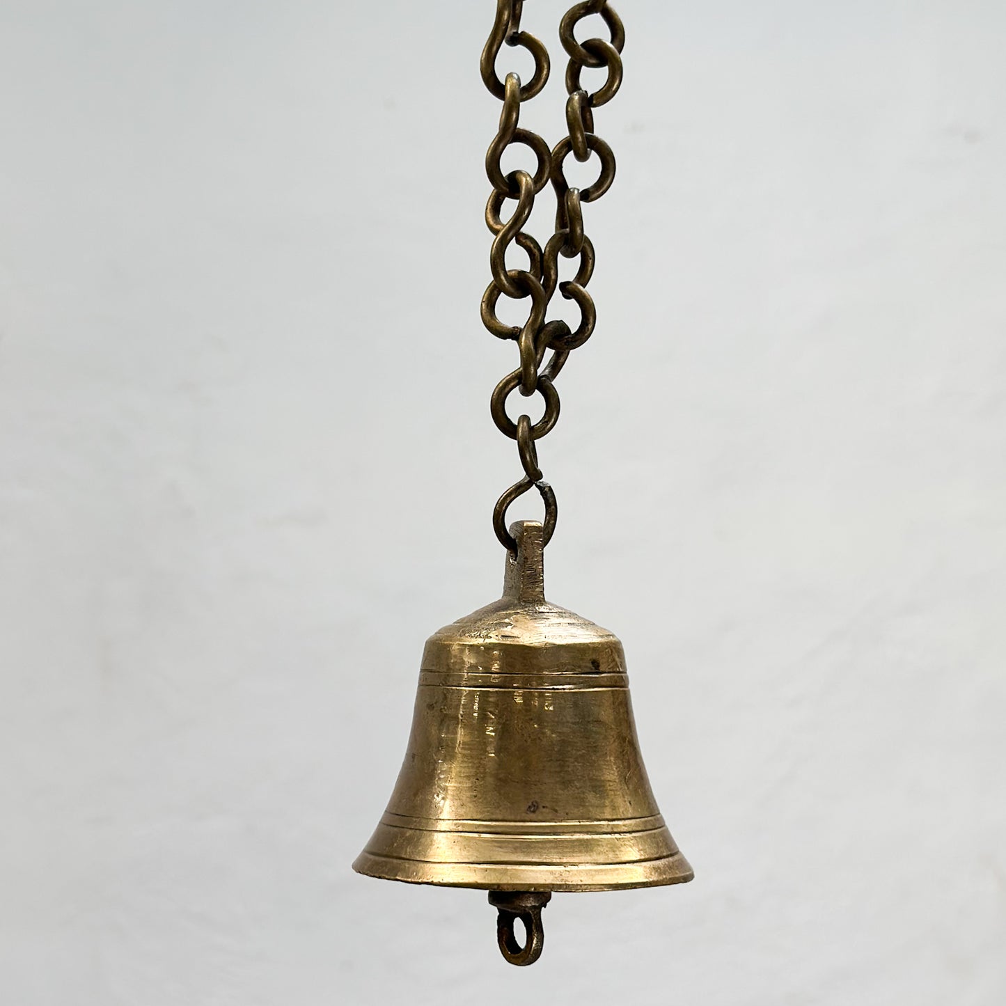 Assorted Vintage Brass Bell with Chain