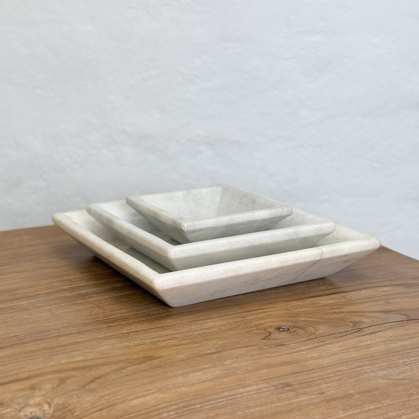 Simple Square Marble Plate