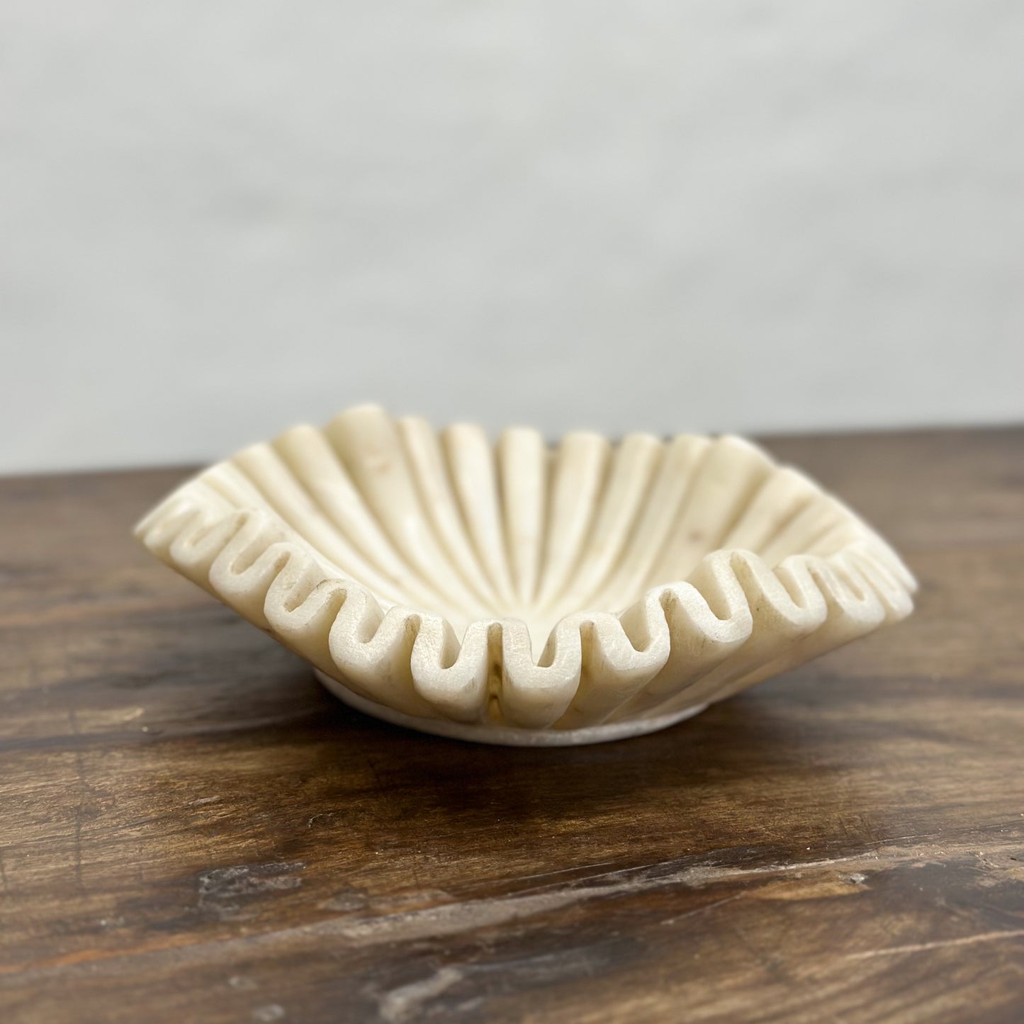 Medium-Marble-Frangipani-Flower-Candle-Holder-Votive-India-Indian