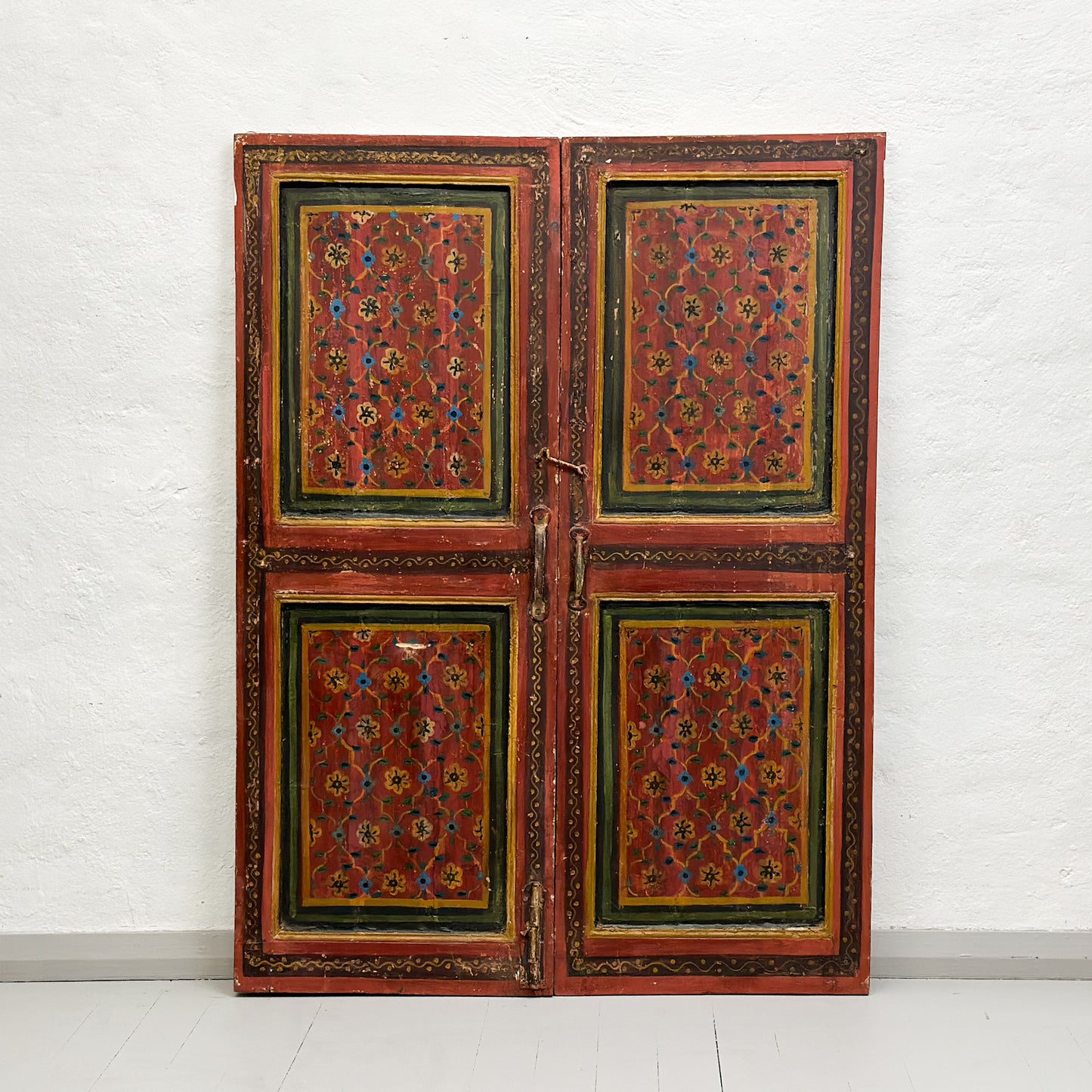 Painted Vintage Window Cover Door