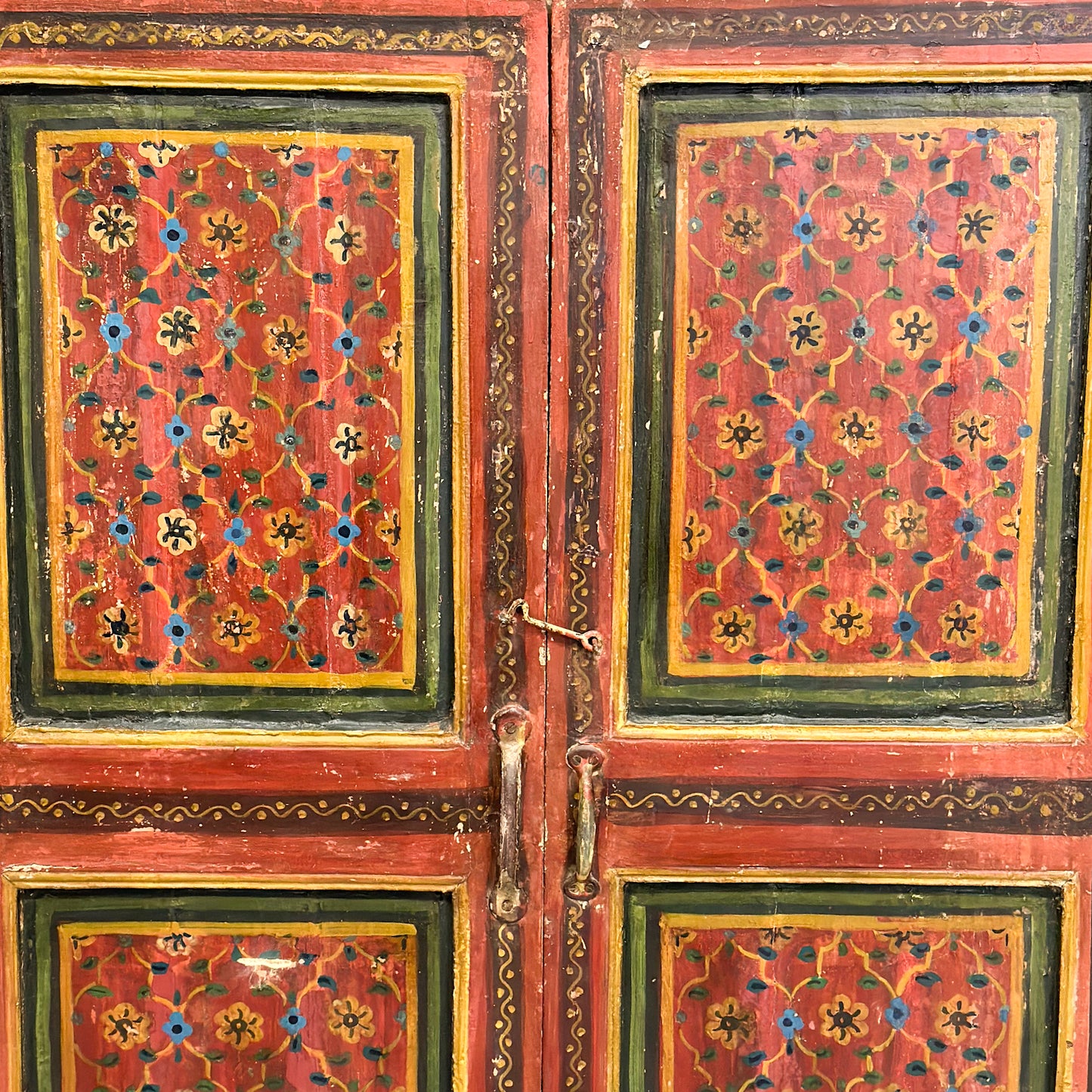 Painted Vintage Window Cover Door
