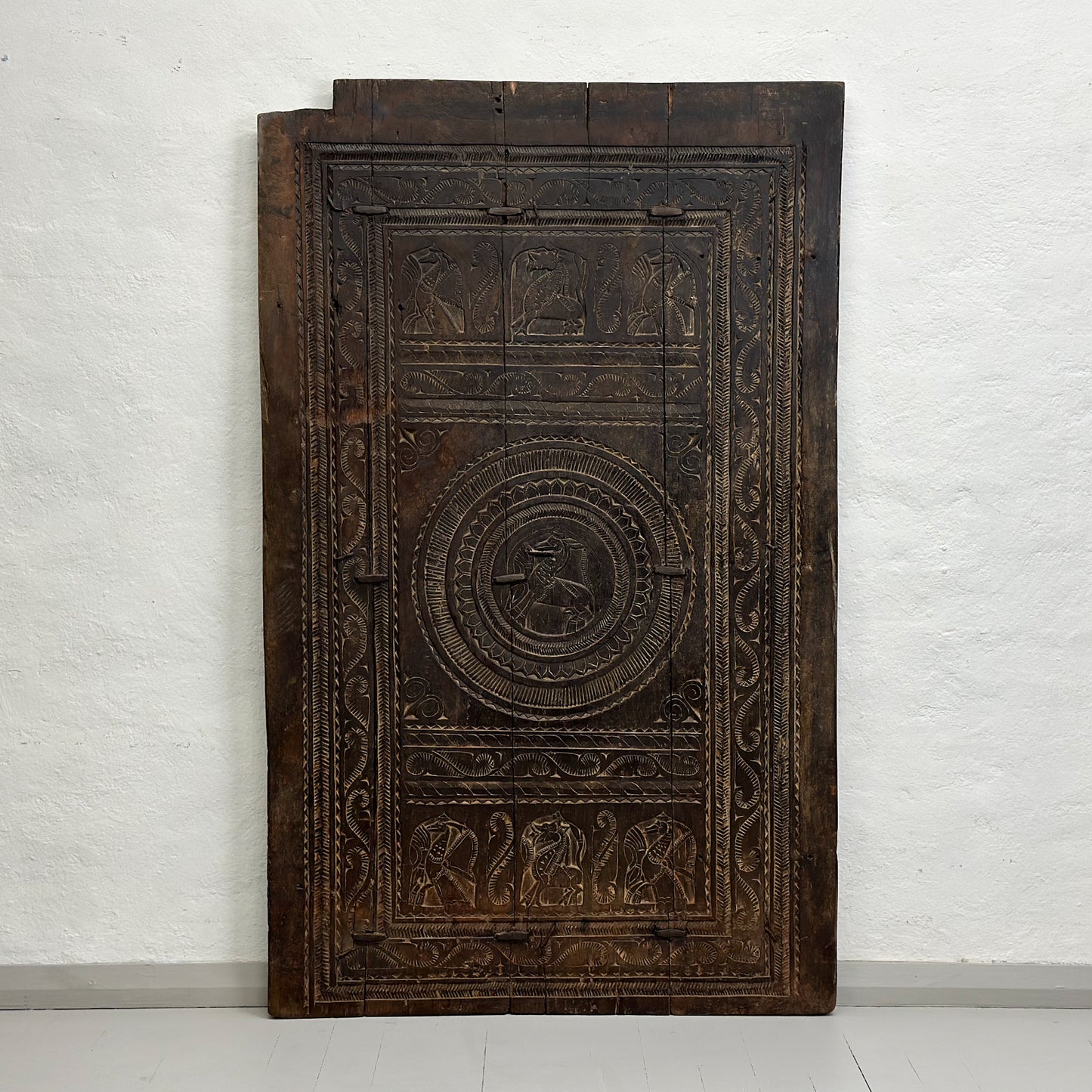 Vintage Ornately Carved Door Panel