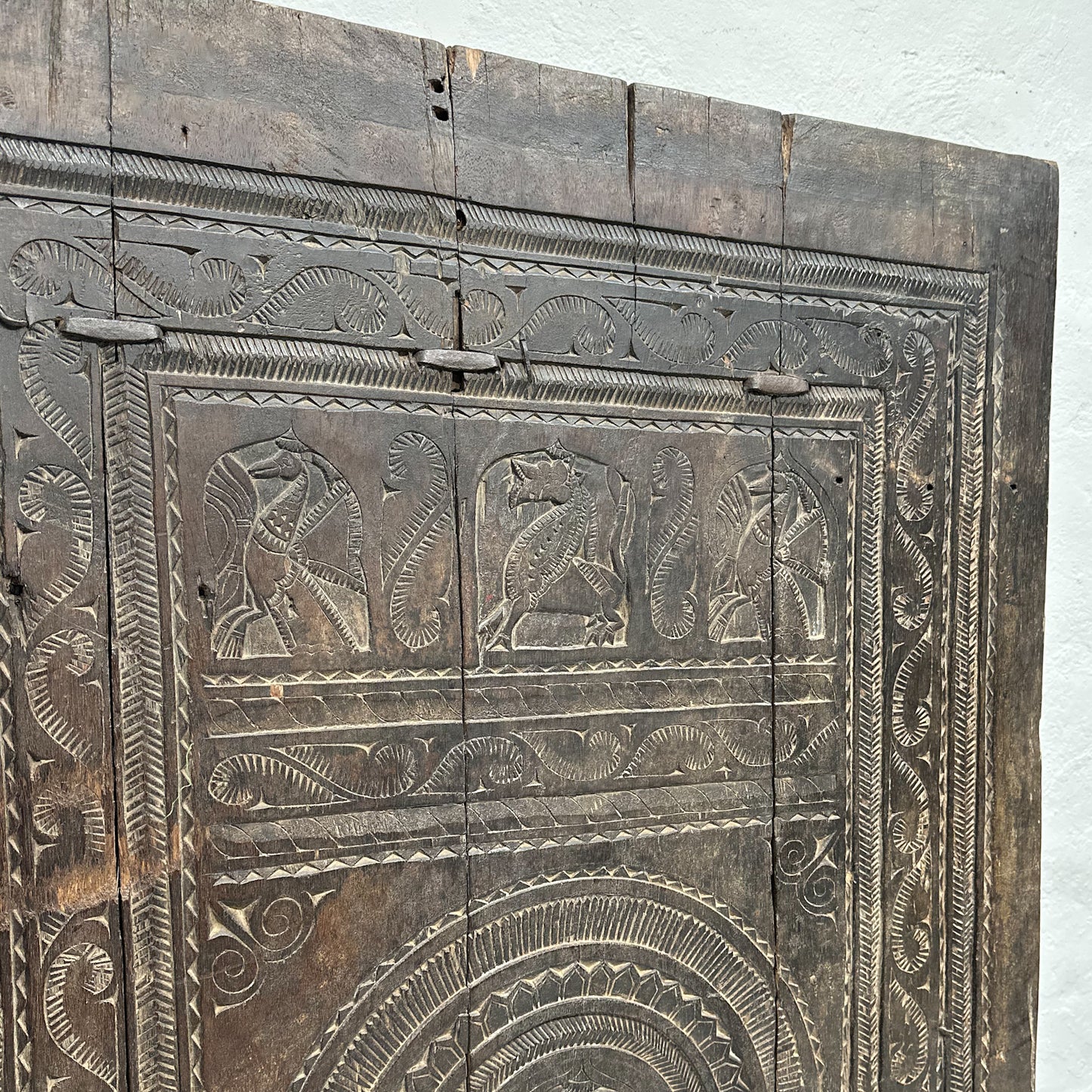 Vintage Ornately Carved Door Panel
