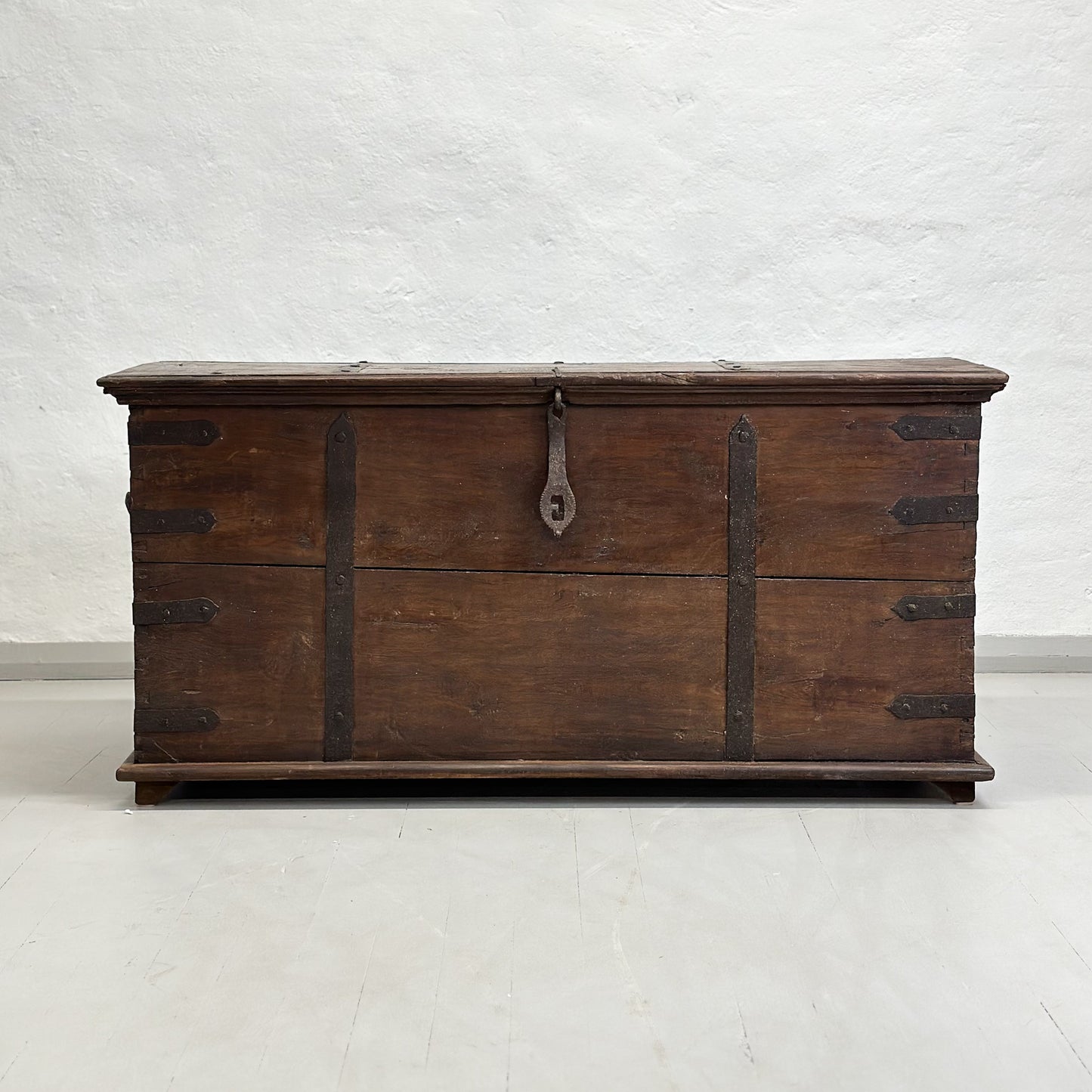 Vintage Trunk with Iron Detail