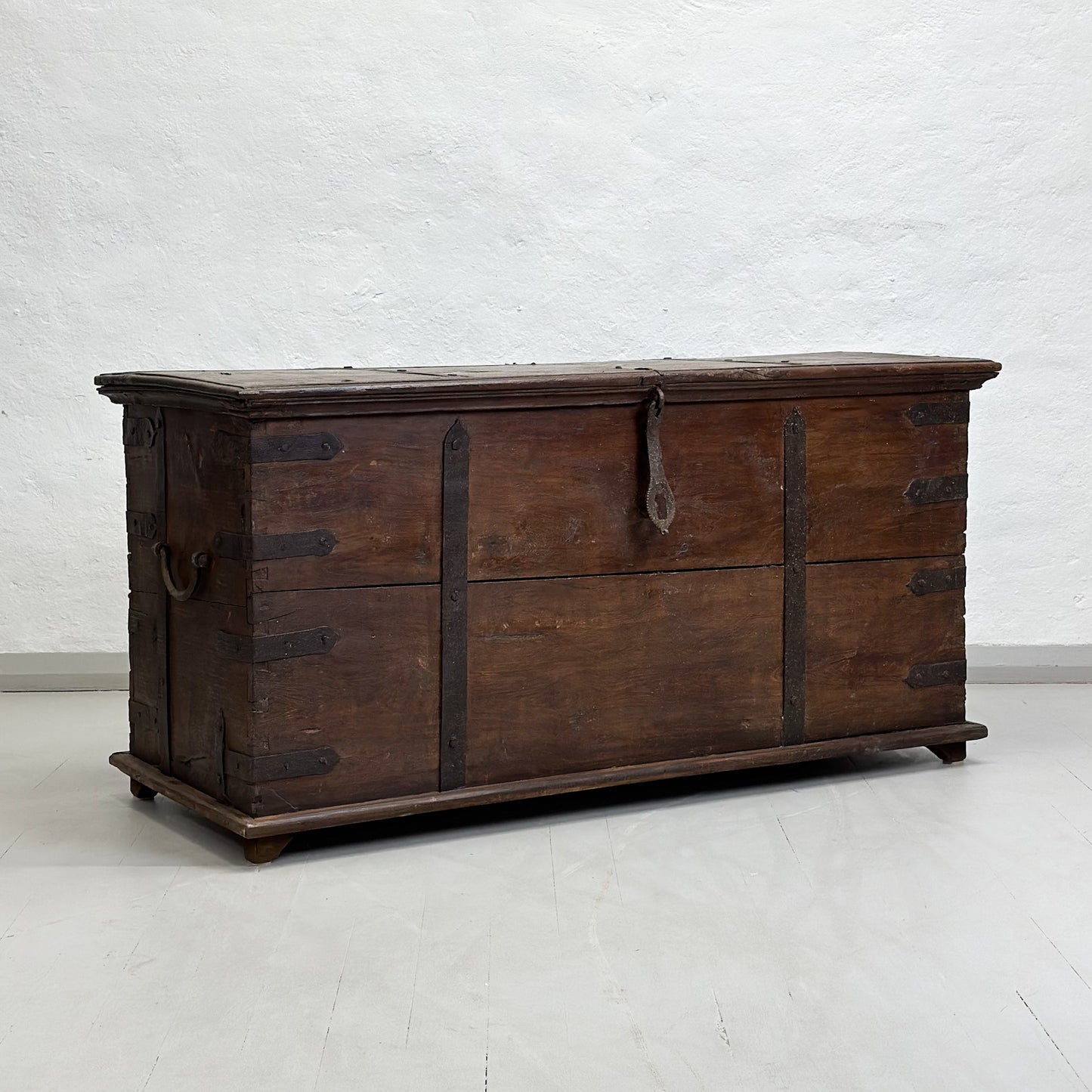 Vintage Trunk with Iron Detail