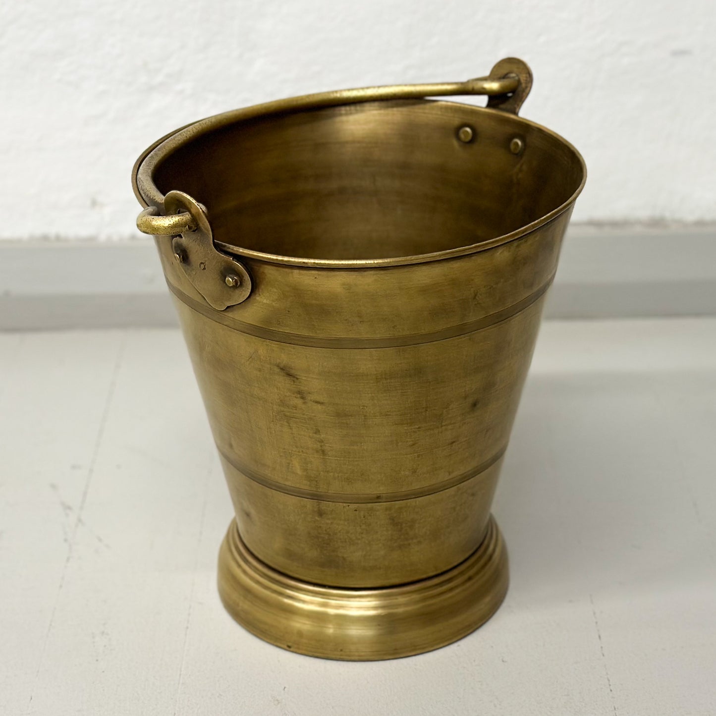 Vintage Brass Bucket I