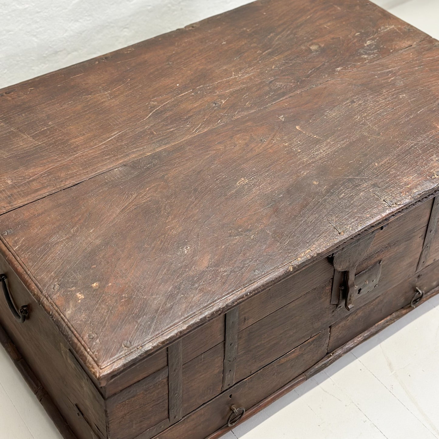 Vintage Teak Chest with Drawers