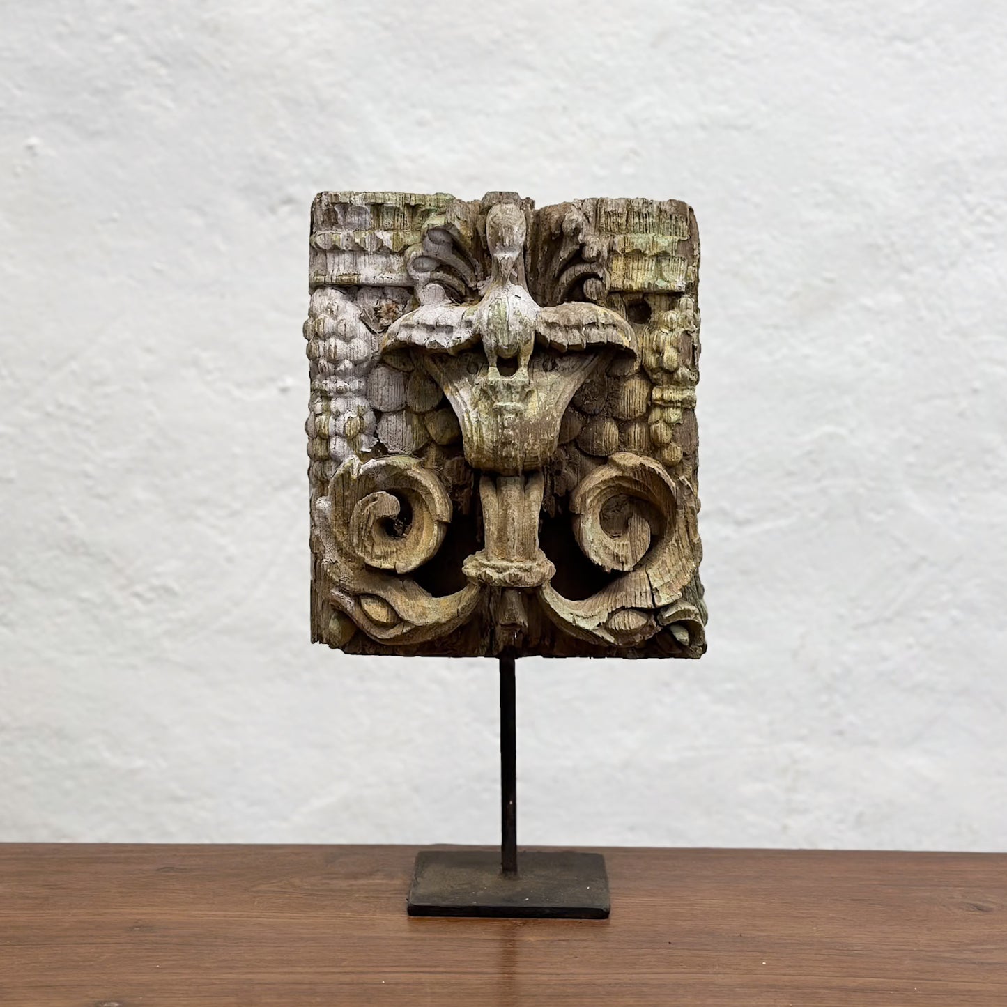 Vintage Carved Panel on Stand I
