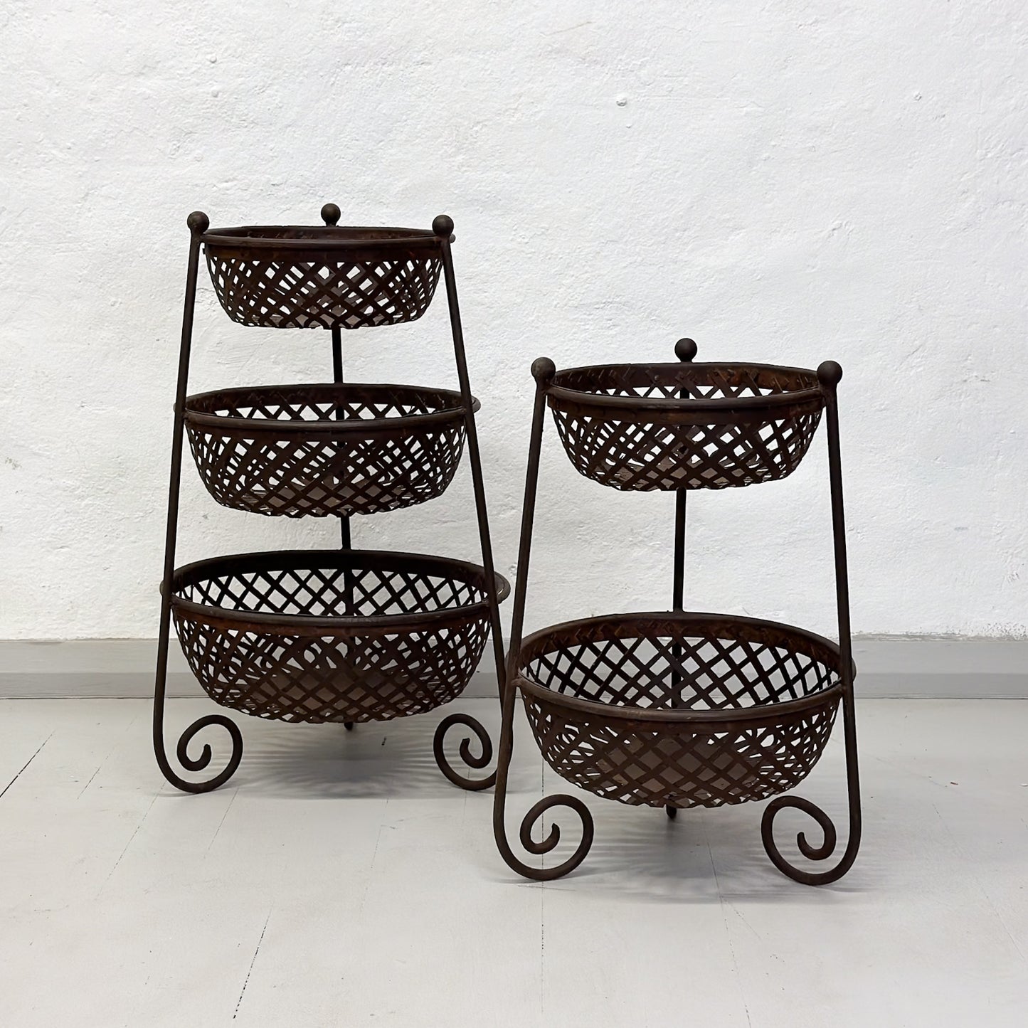 Tiered Iron Basket