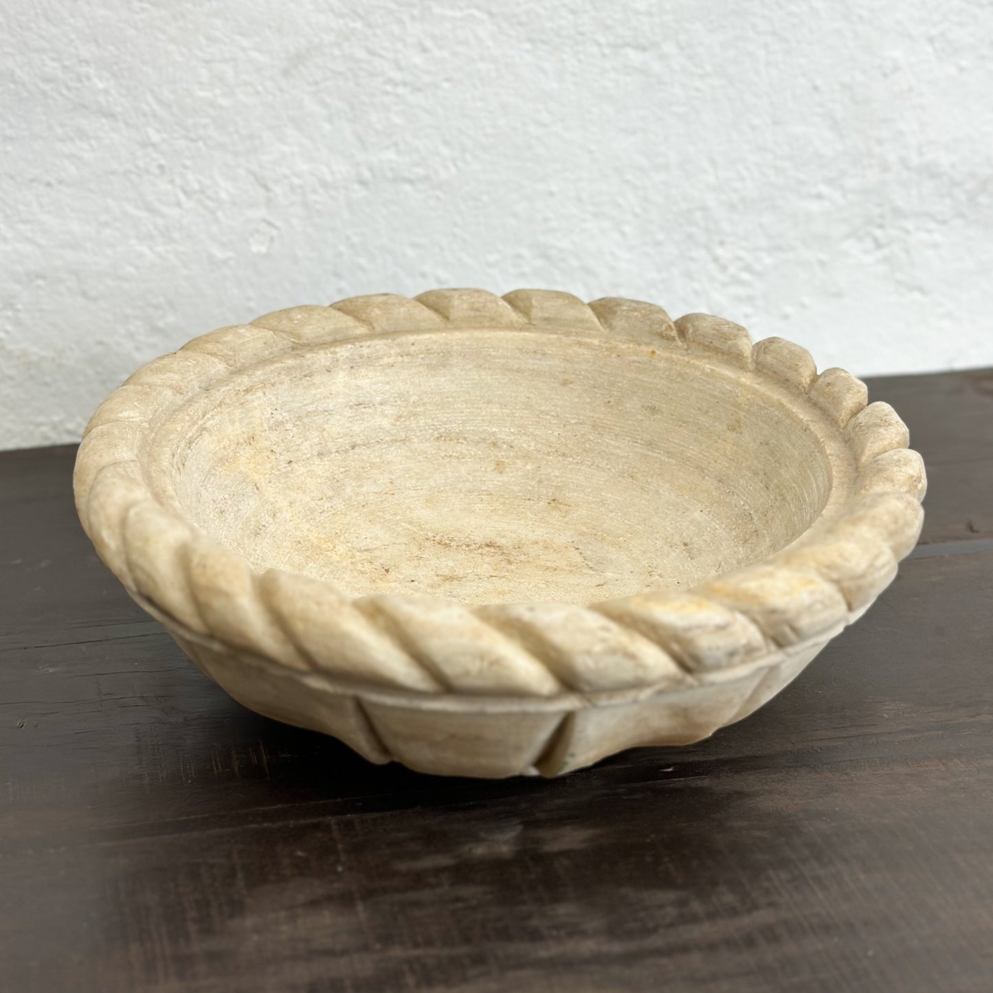 Aged Marble Bowl