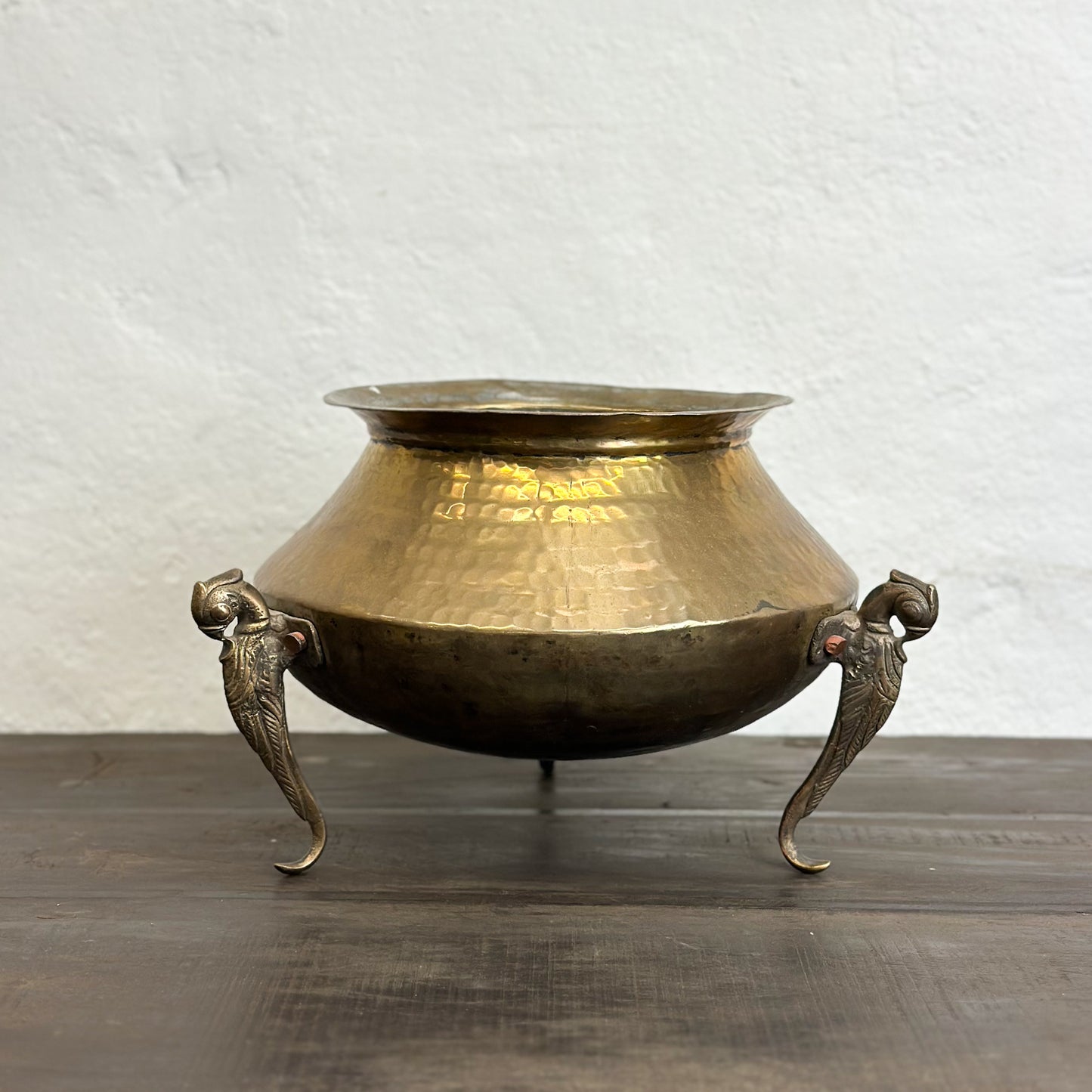 Brass Pot on Bird Form Legs II