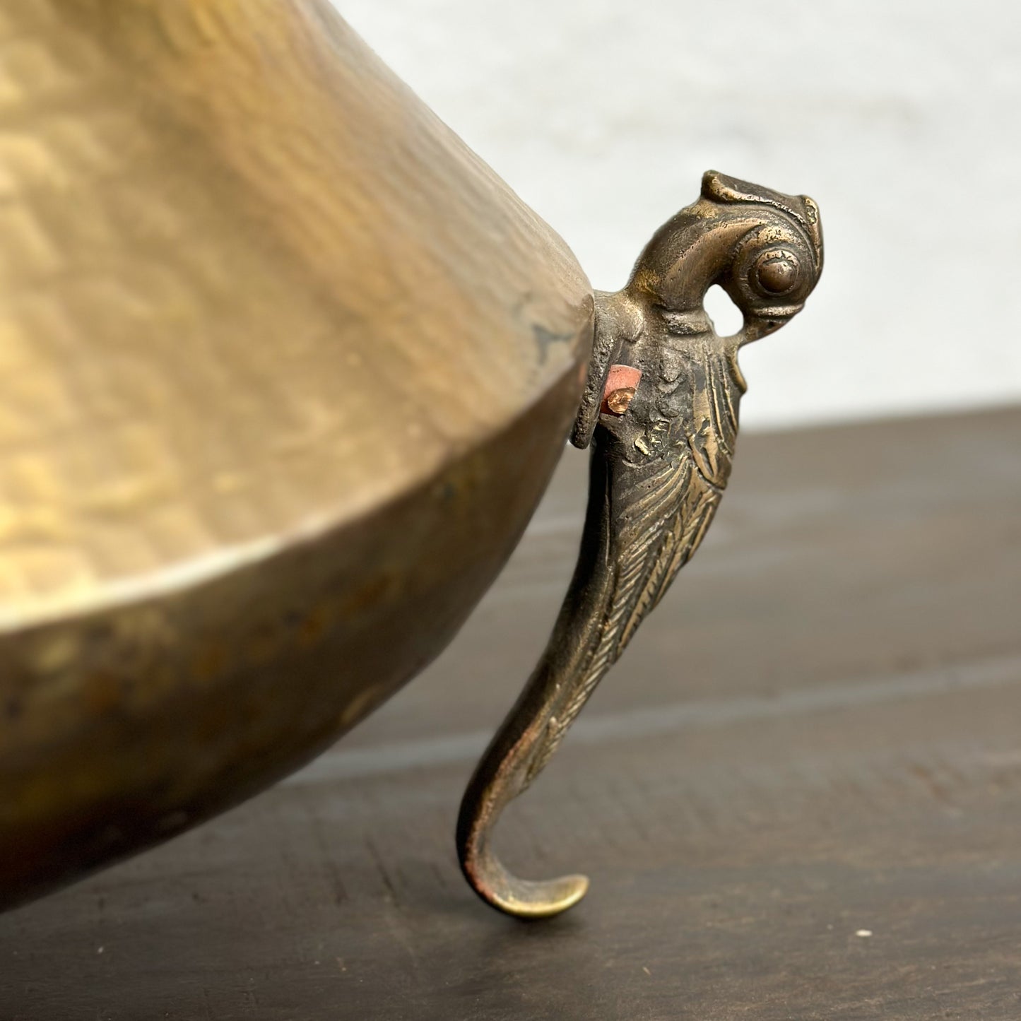 Brass Pot on Bird Form Legs II