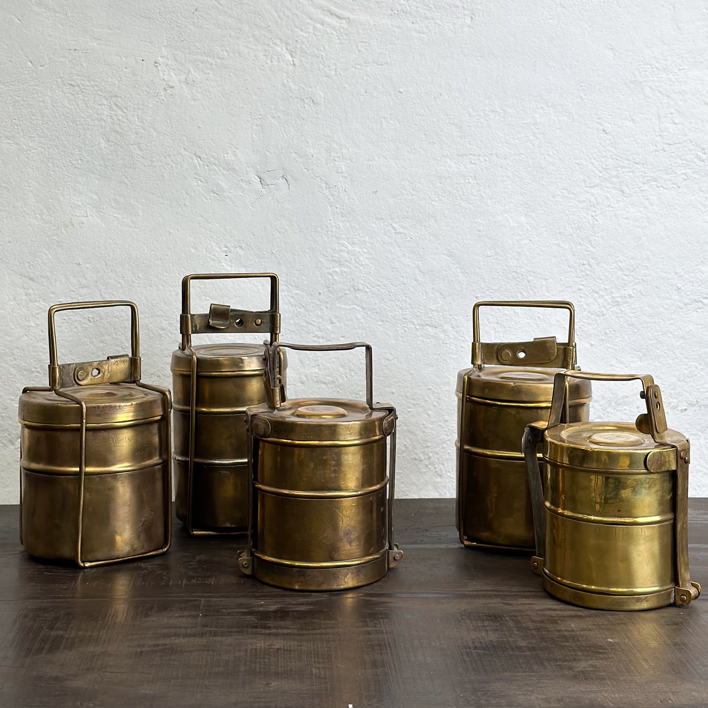 Small Brass Tiffin Box