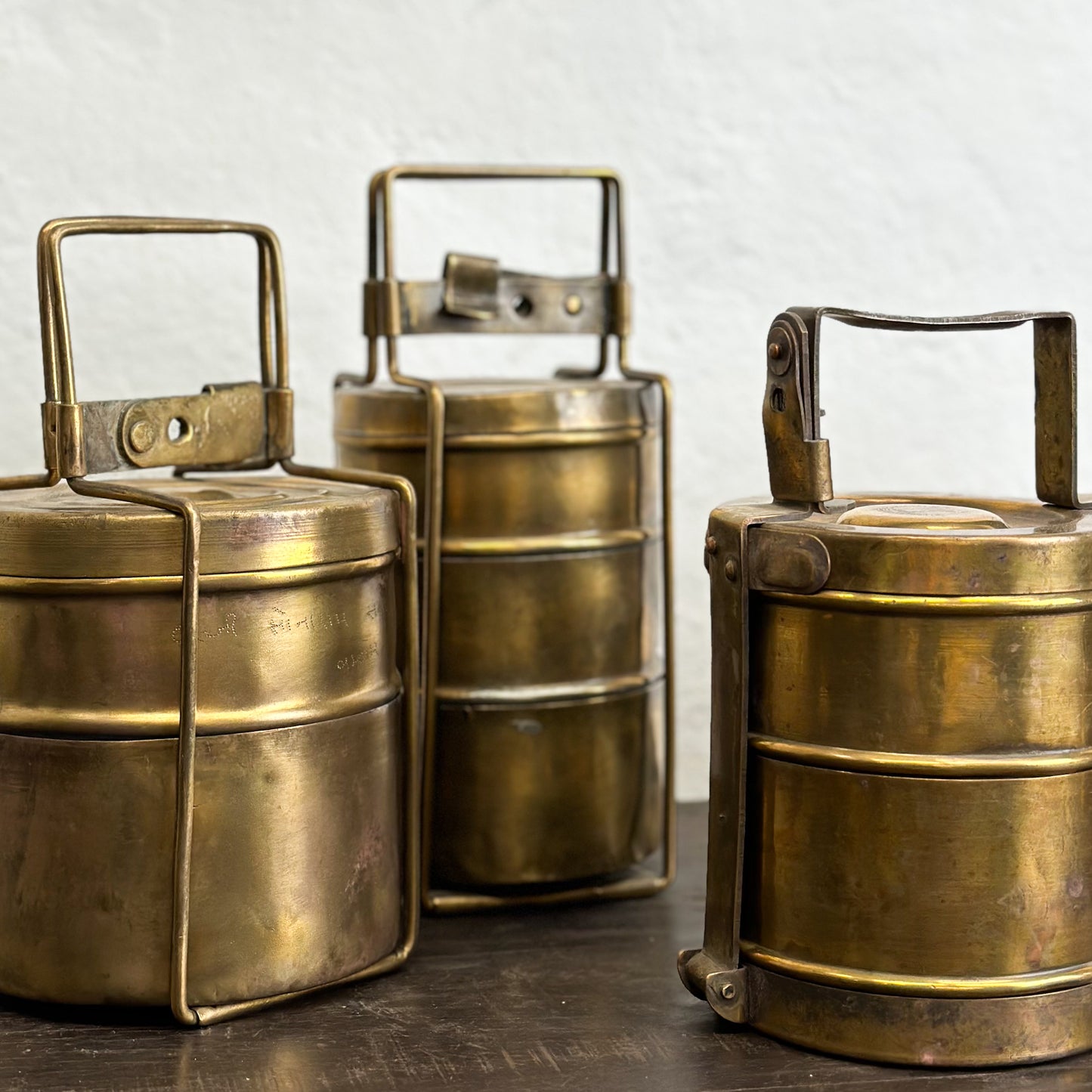 Small Brass Tiffin Box