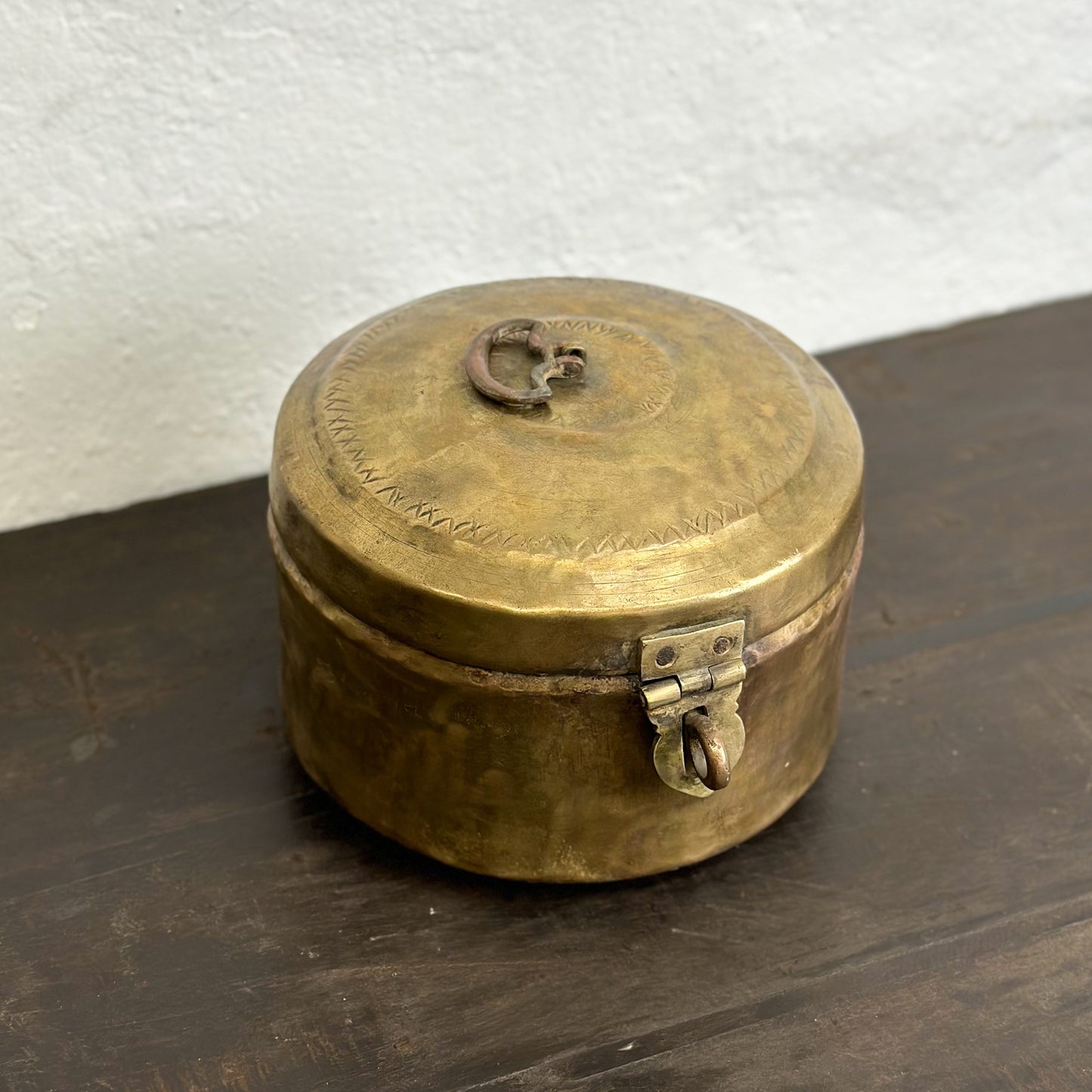 Medium Brass Chapati Box II