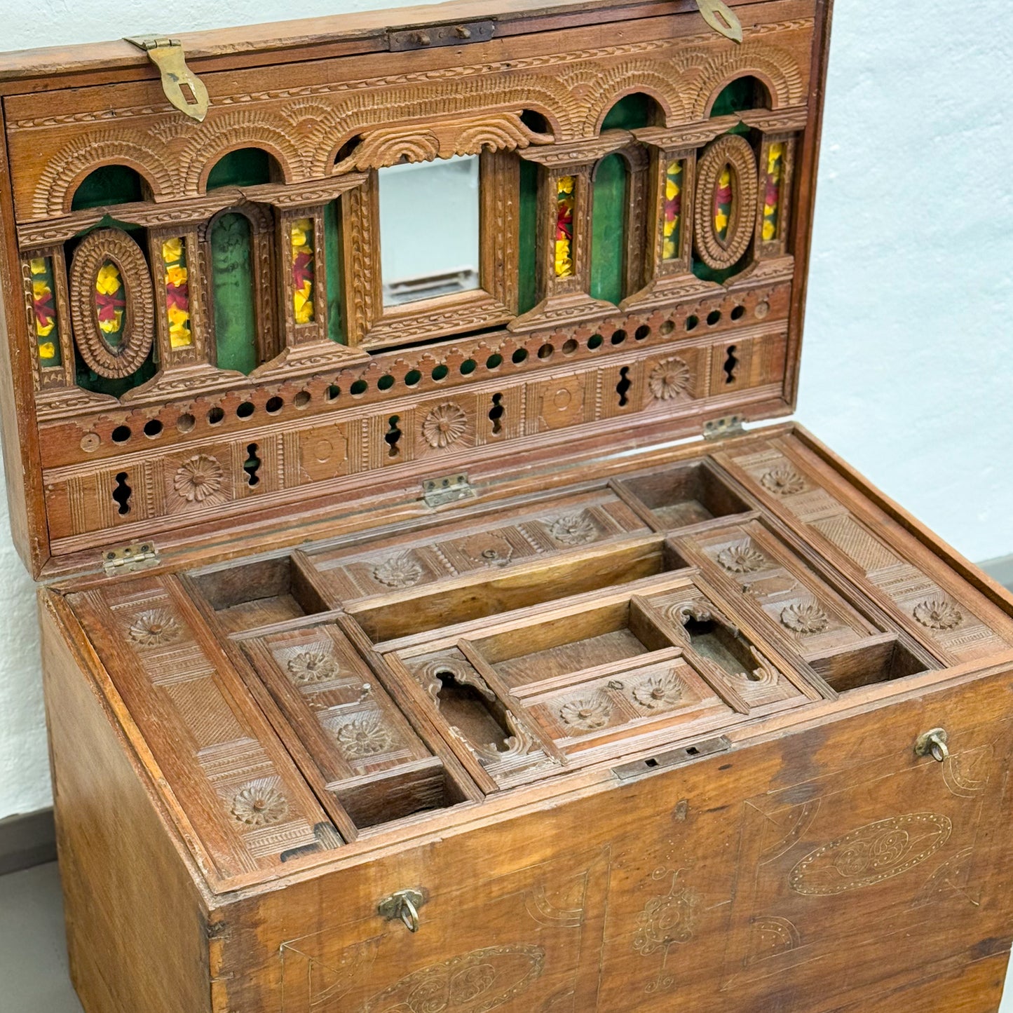 Vintage Tibetan Costume Chest