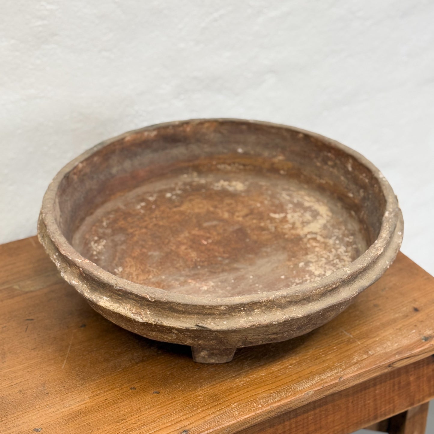 Footed Papier-Mâché Bowl
