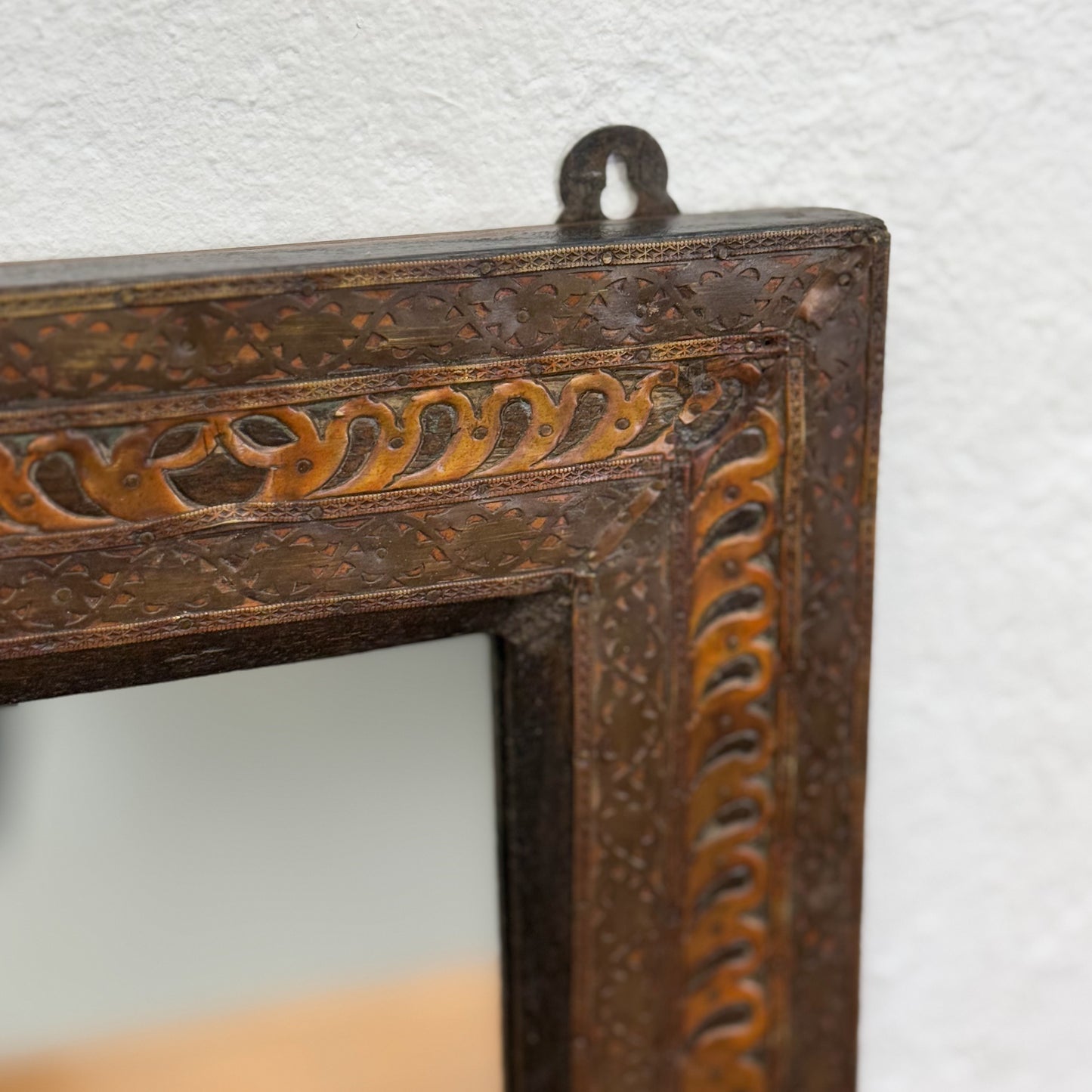Pressed Brass Mirror