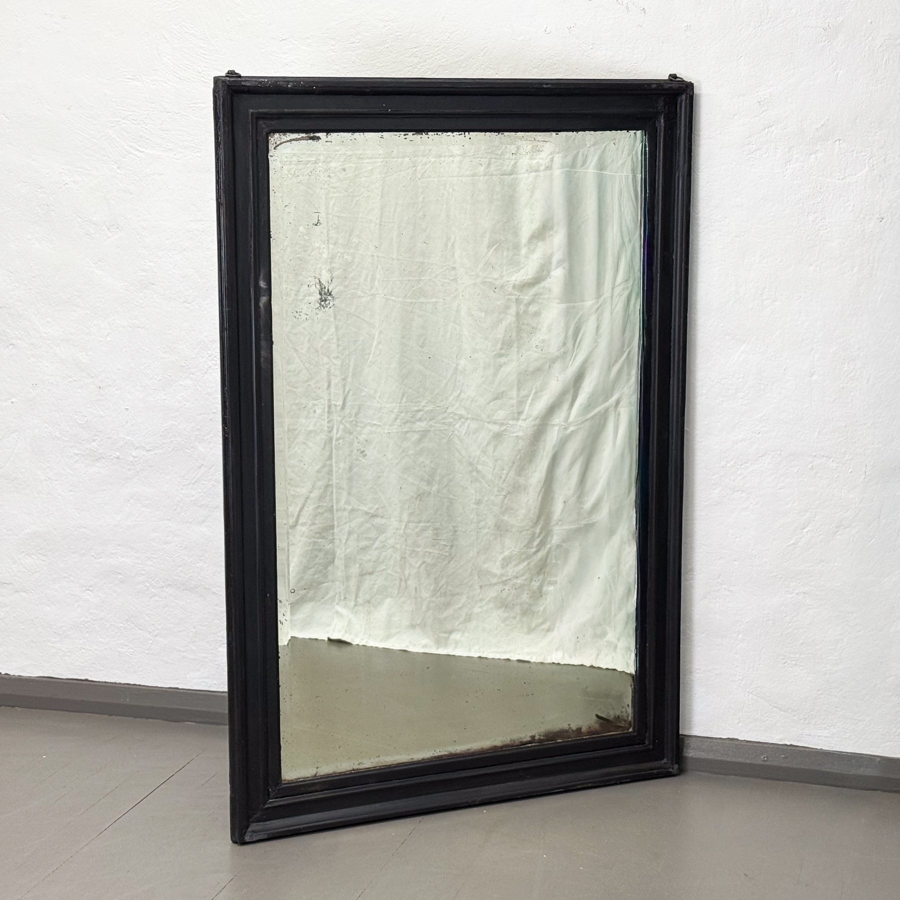 Simple Teak Framed Mirror