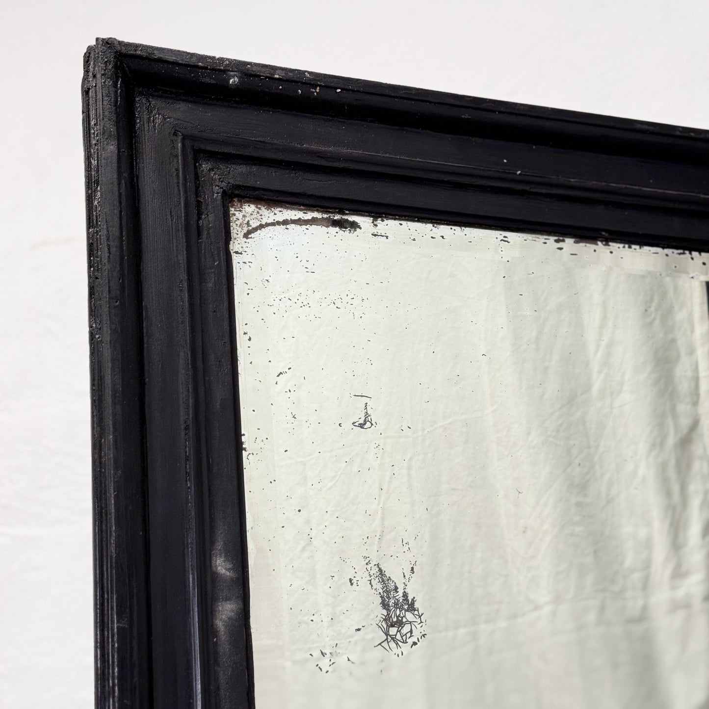 Simple Teak Framed Mirror