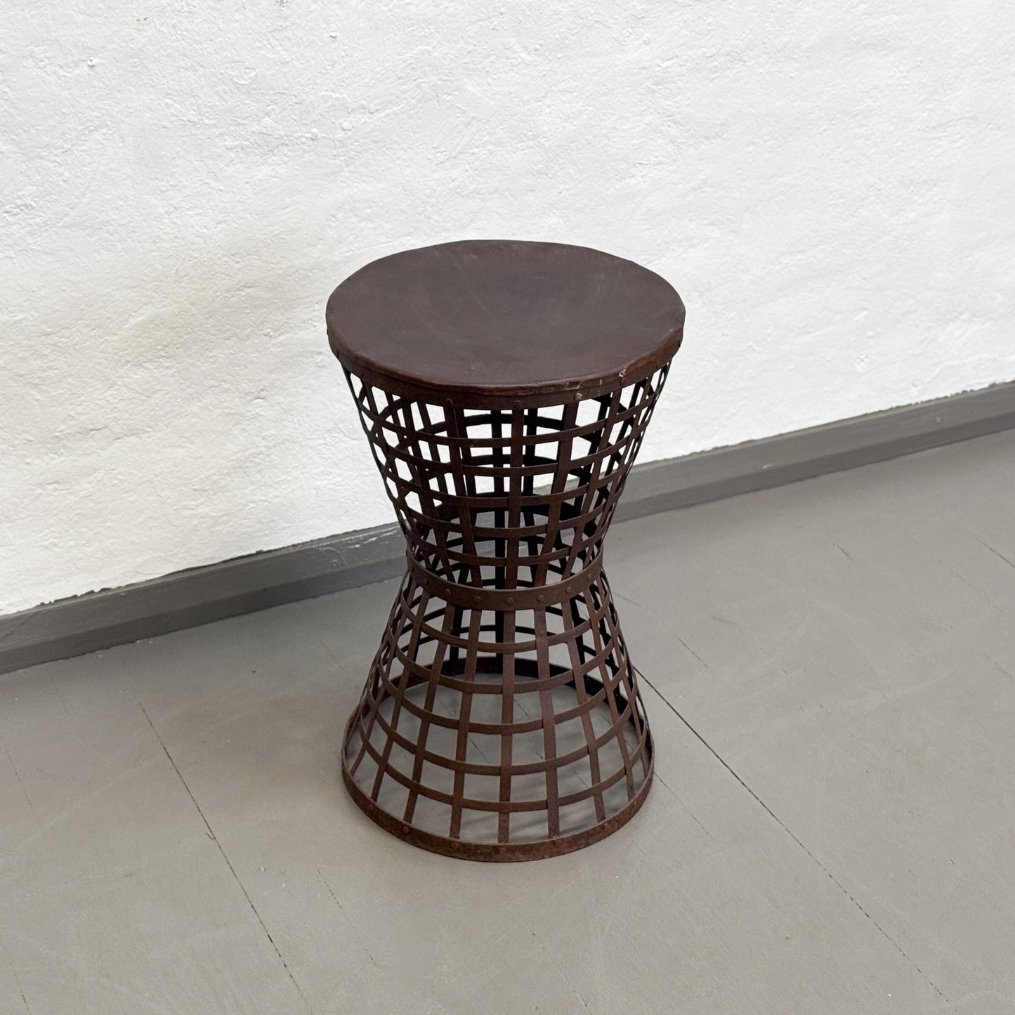 Waisted Iron Side Table