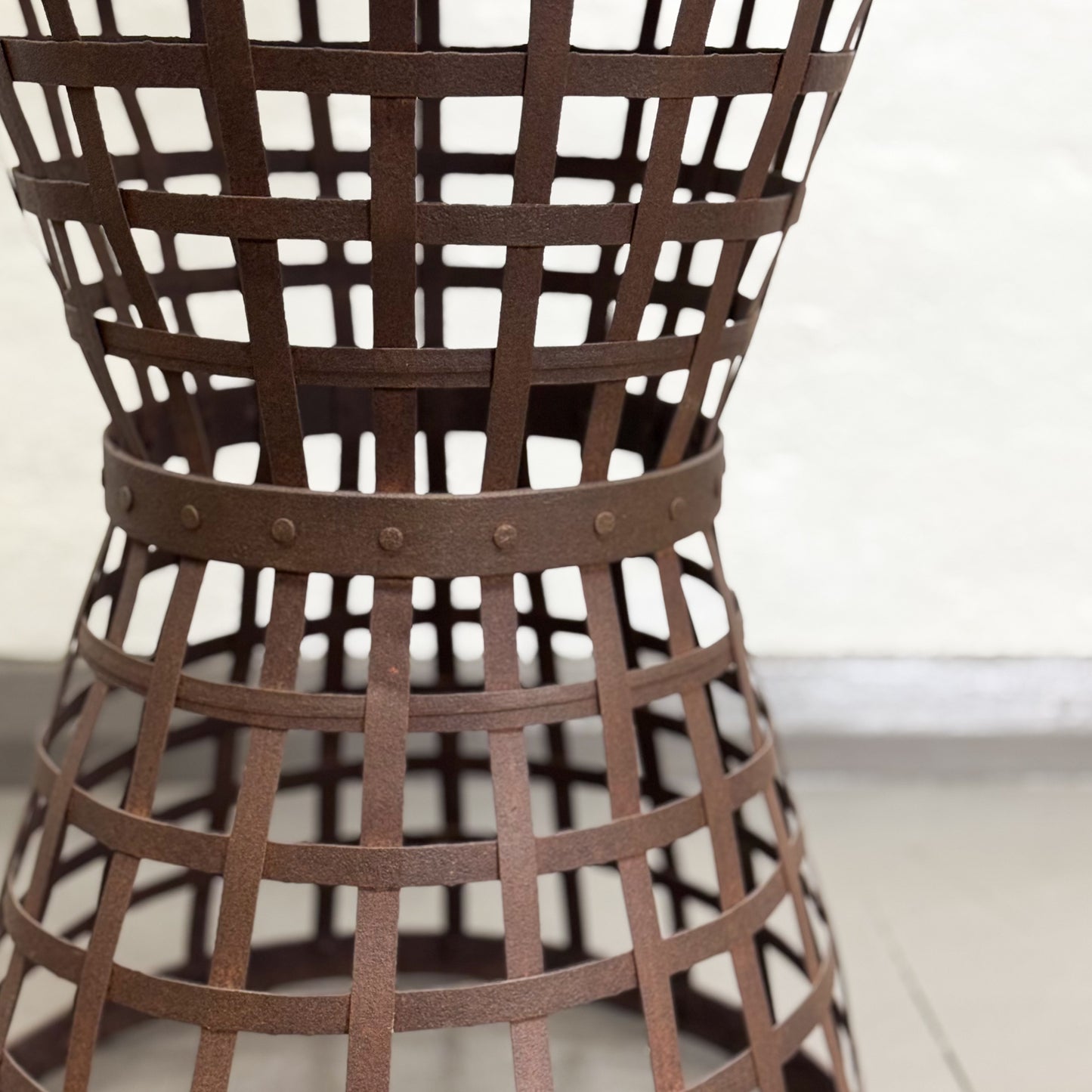 Waisted Iron Side Table
