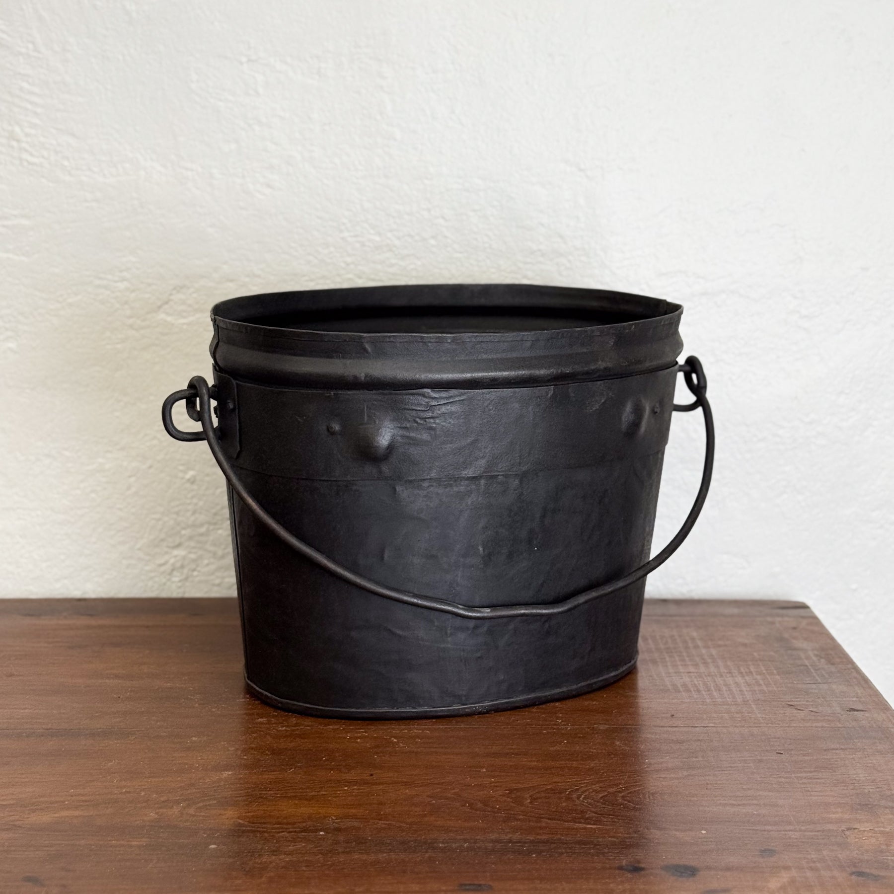Painted Iron Bucket