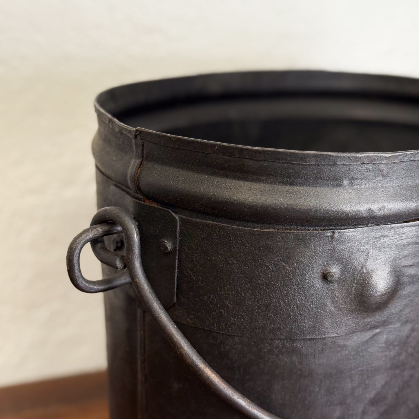 Painted Iron Bucket