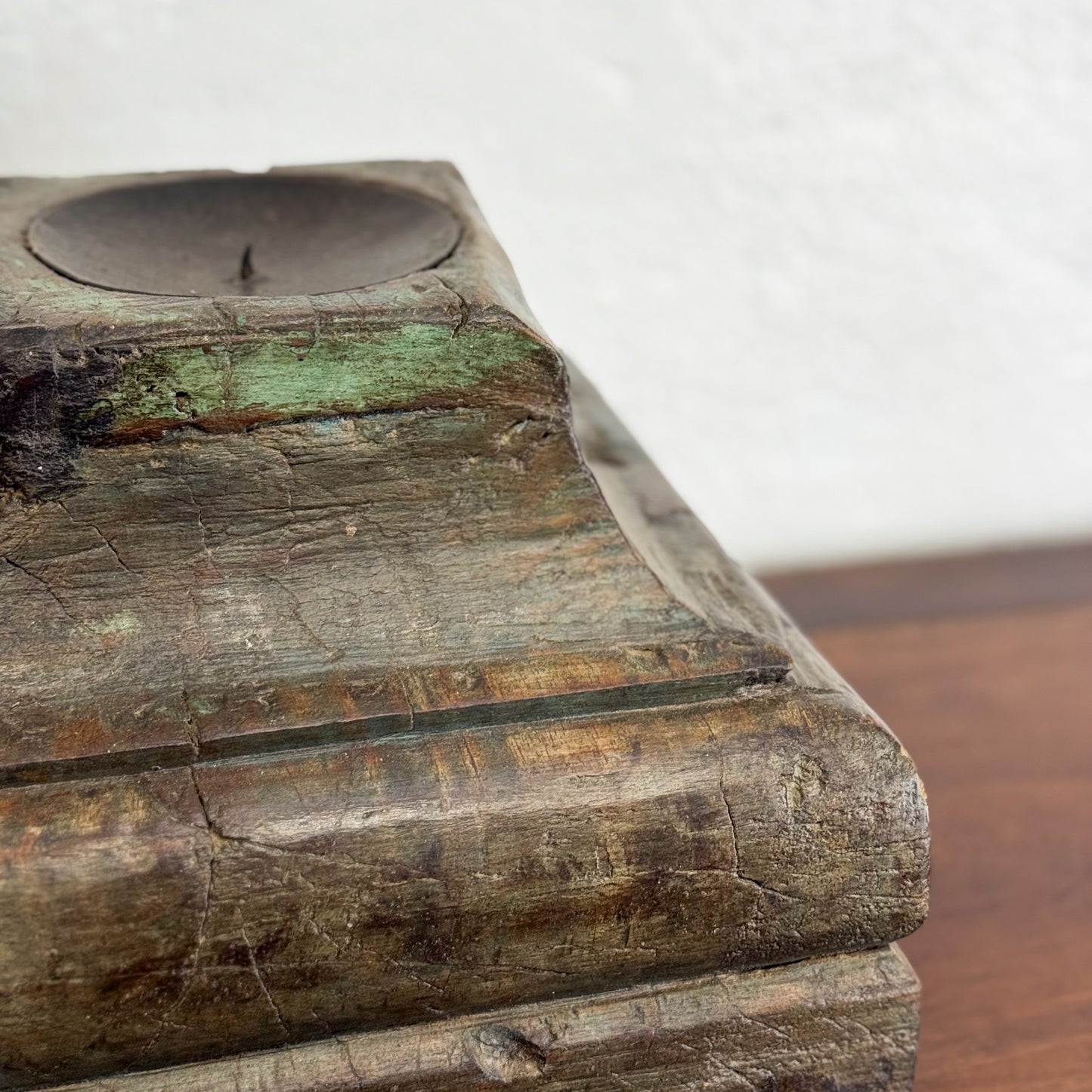 Old Column Base Candle Stand I